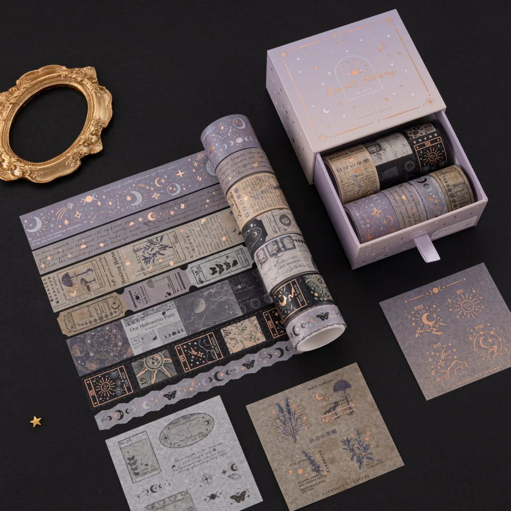 Tsuki ‘Moonlit Alchemy’ Washi Tape Set ☾ - Image 13