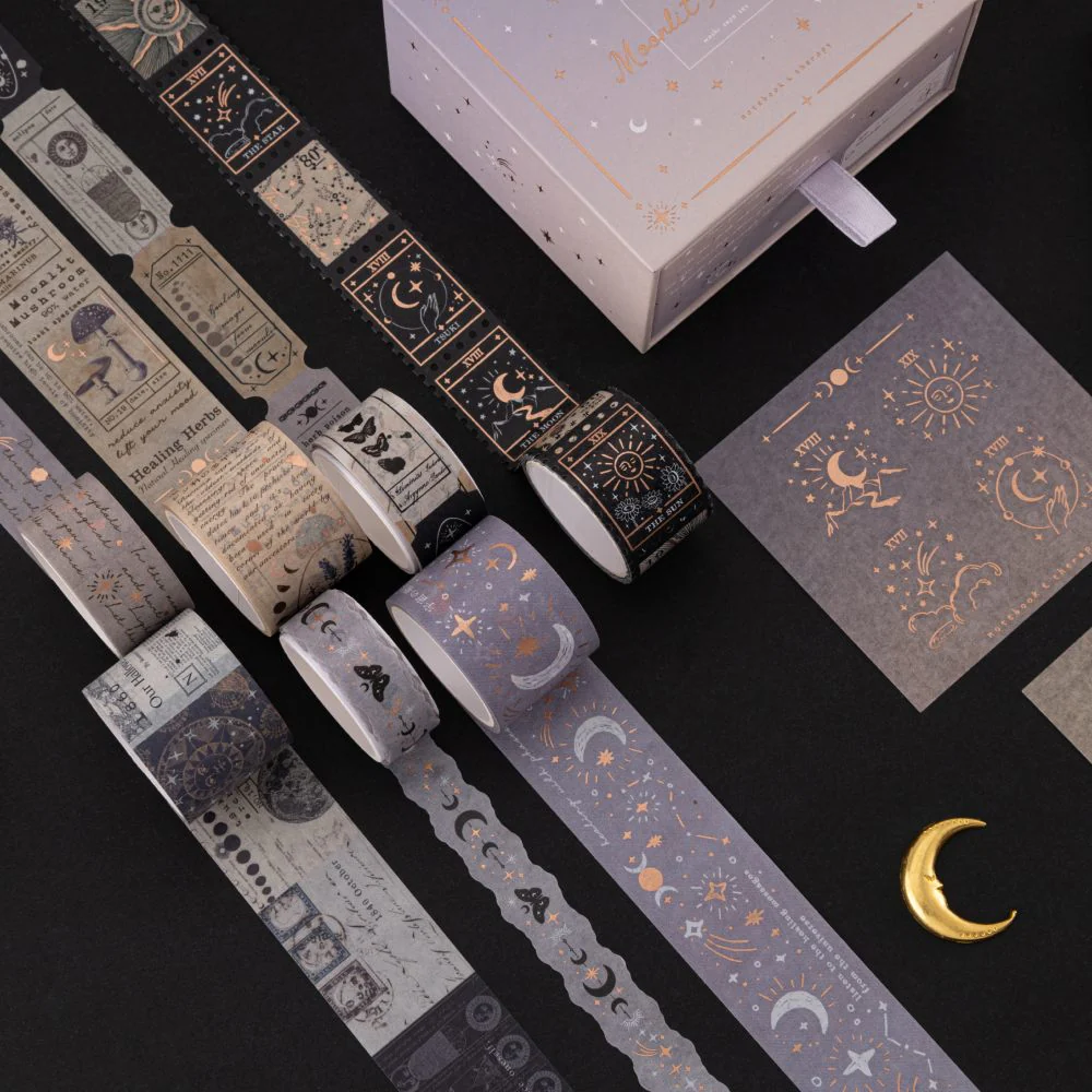 Tsuki ‘Moonlit Alchemy’ Washi Tape Set ☾ - Image 8