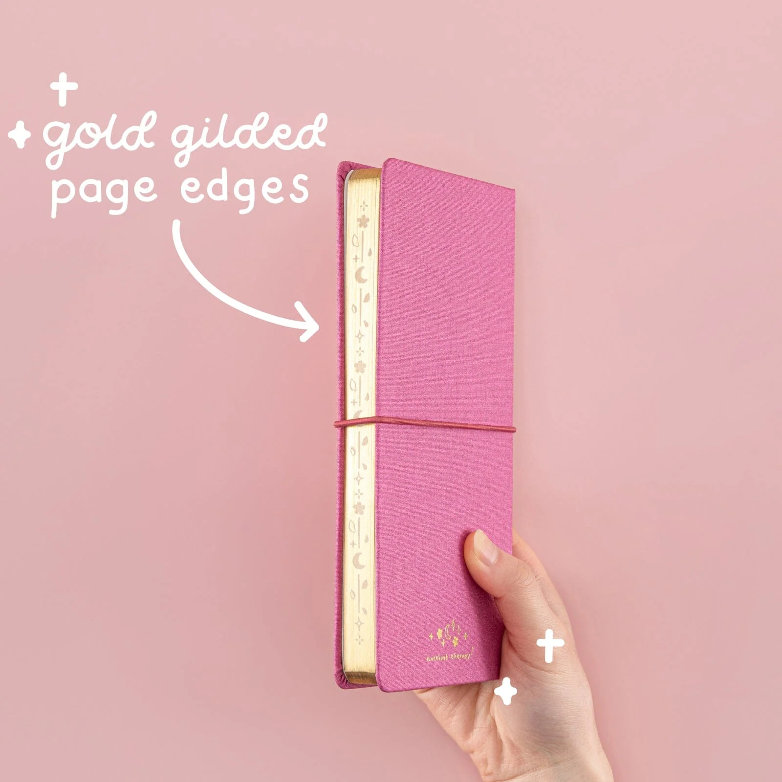 Tsuki ‘Moonlit Blossom’ Luxury Travel Notebook ☾ - Image 3
