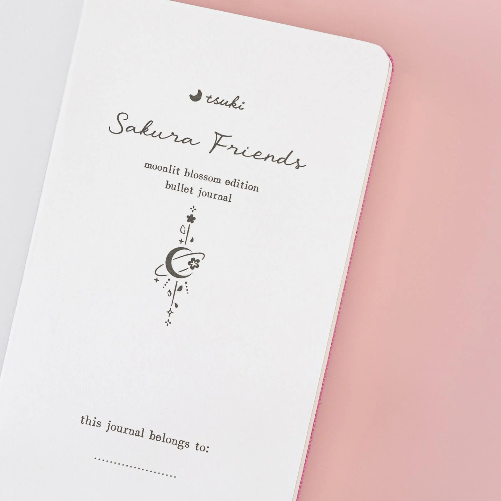 Tsuki ‘Moonlit Blossom’ Luxury Travel Notebook ☾ - Image 5