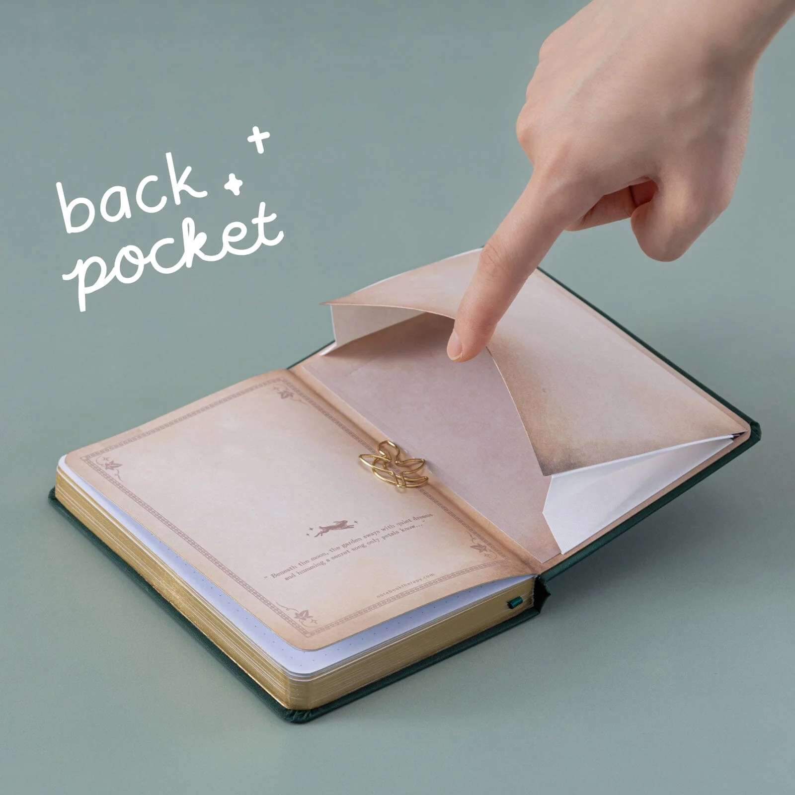 Tsuki ‘Moonlit Garden’ A6 Travel Notebook ☾ - Image 7