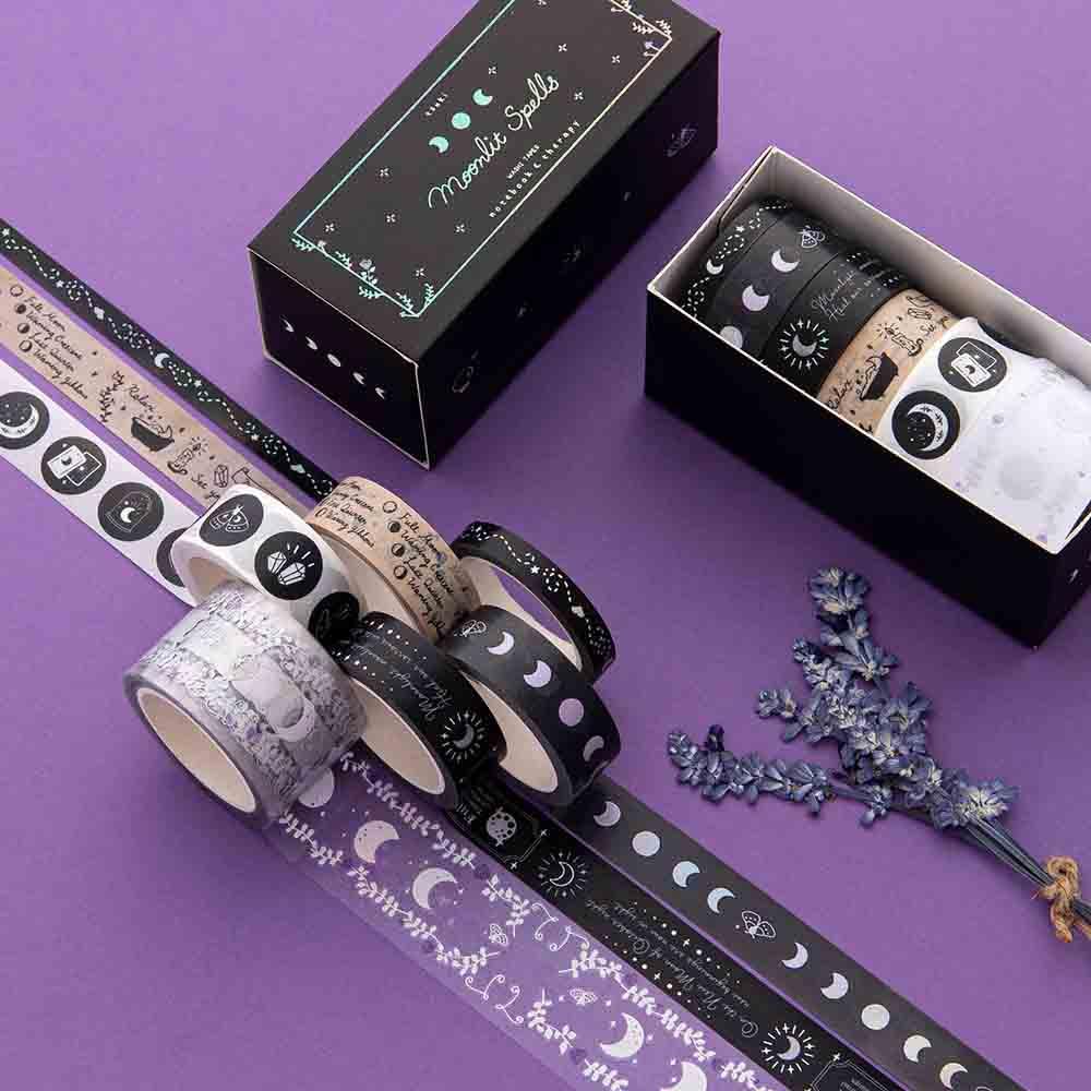 Tsuki ‘Moonlit Spells’ Washi Tapes Set ☾ - Image 2