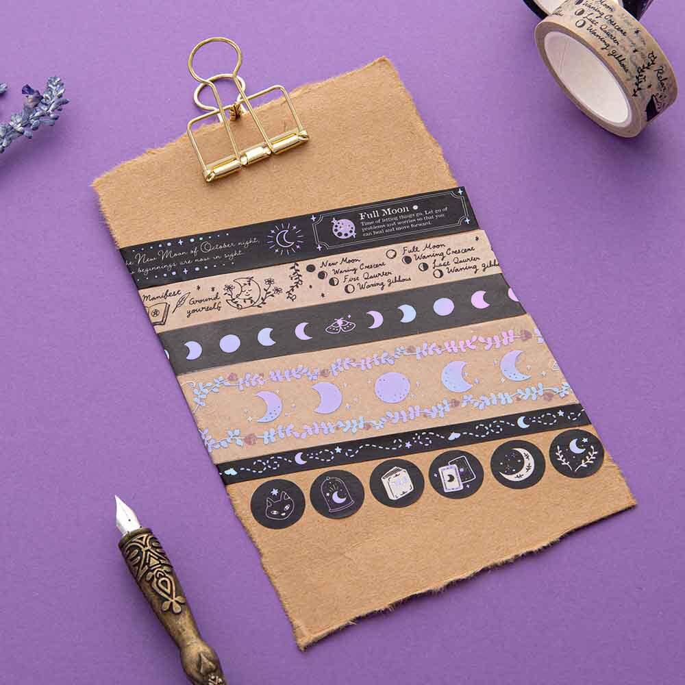 Tsuki ‘Moonlit Spells’ Washi Tapes Set ☾ - Image 9