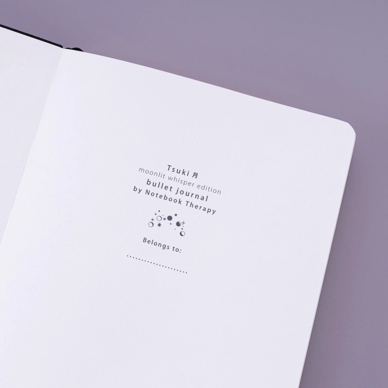 Tsuki ‘Moonlit Whisper’ Limited Edition Luxury Bullet Journal  ☾ - Image 6