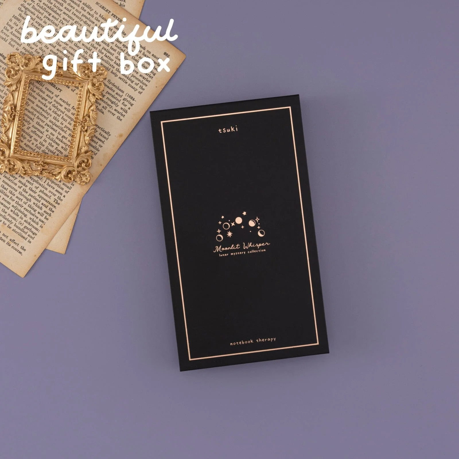 Tsuki ‘Moonlit Whisper’ Limited Edition Luxury Travel Notebook  ☾ - Image 13
