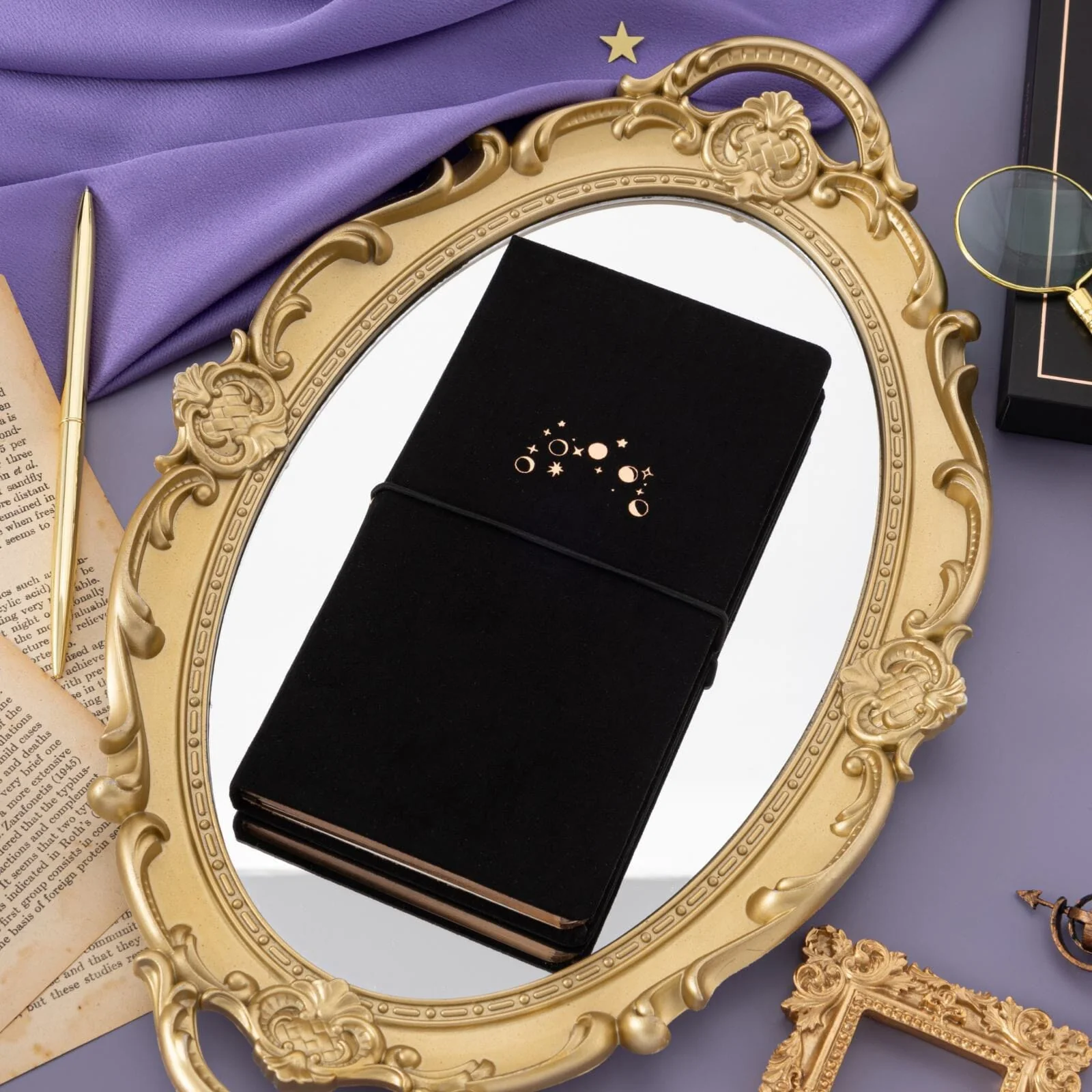 Tsuki ‘Moonlit Whisper’ Limited Edition Luxury Travel Notebook  ☾ - Image 15