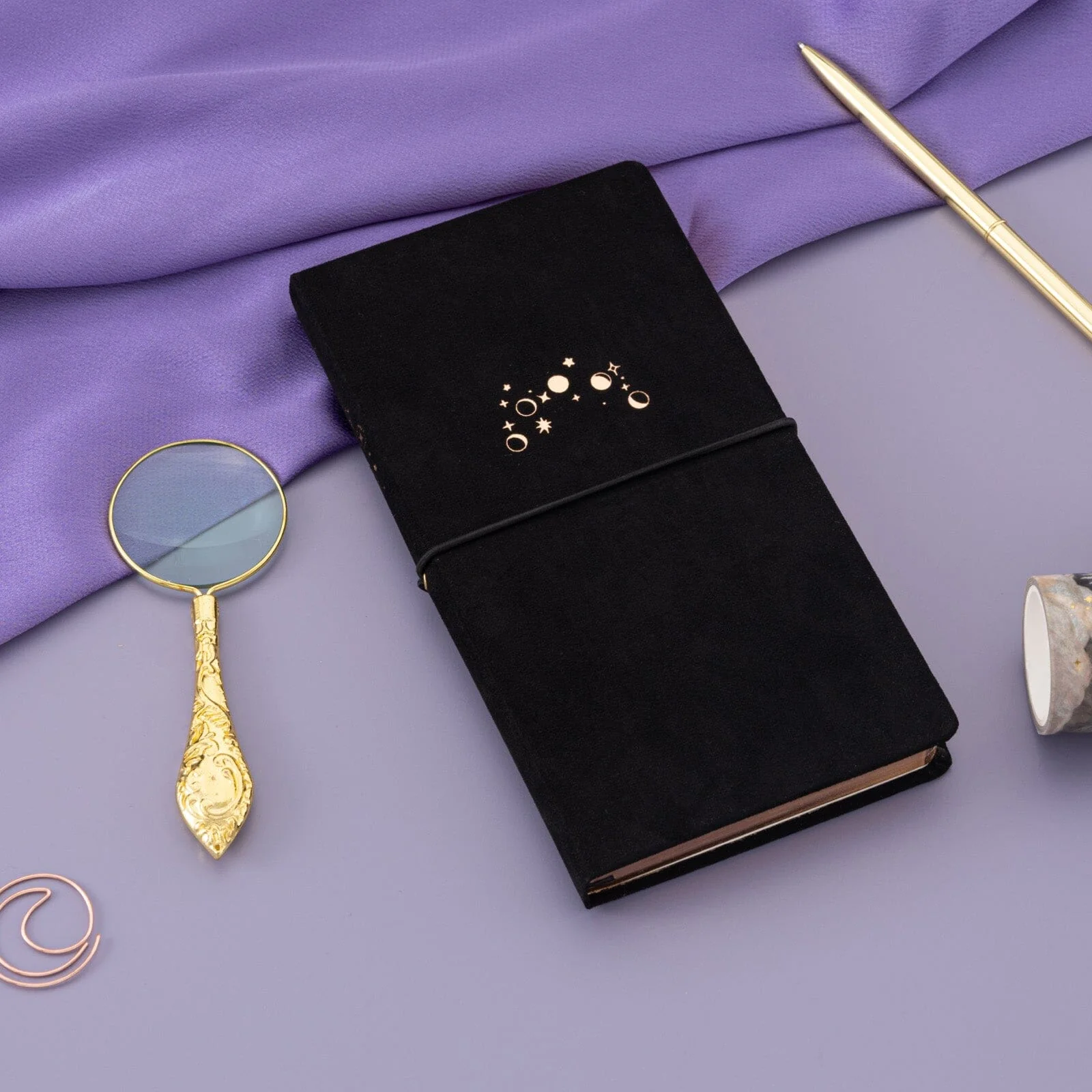 Tsuki ‘Moonlit Whisper’ Limited Edition Luxury Travel Notebook  ☾ - Image 16