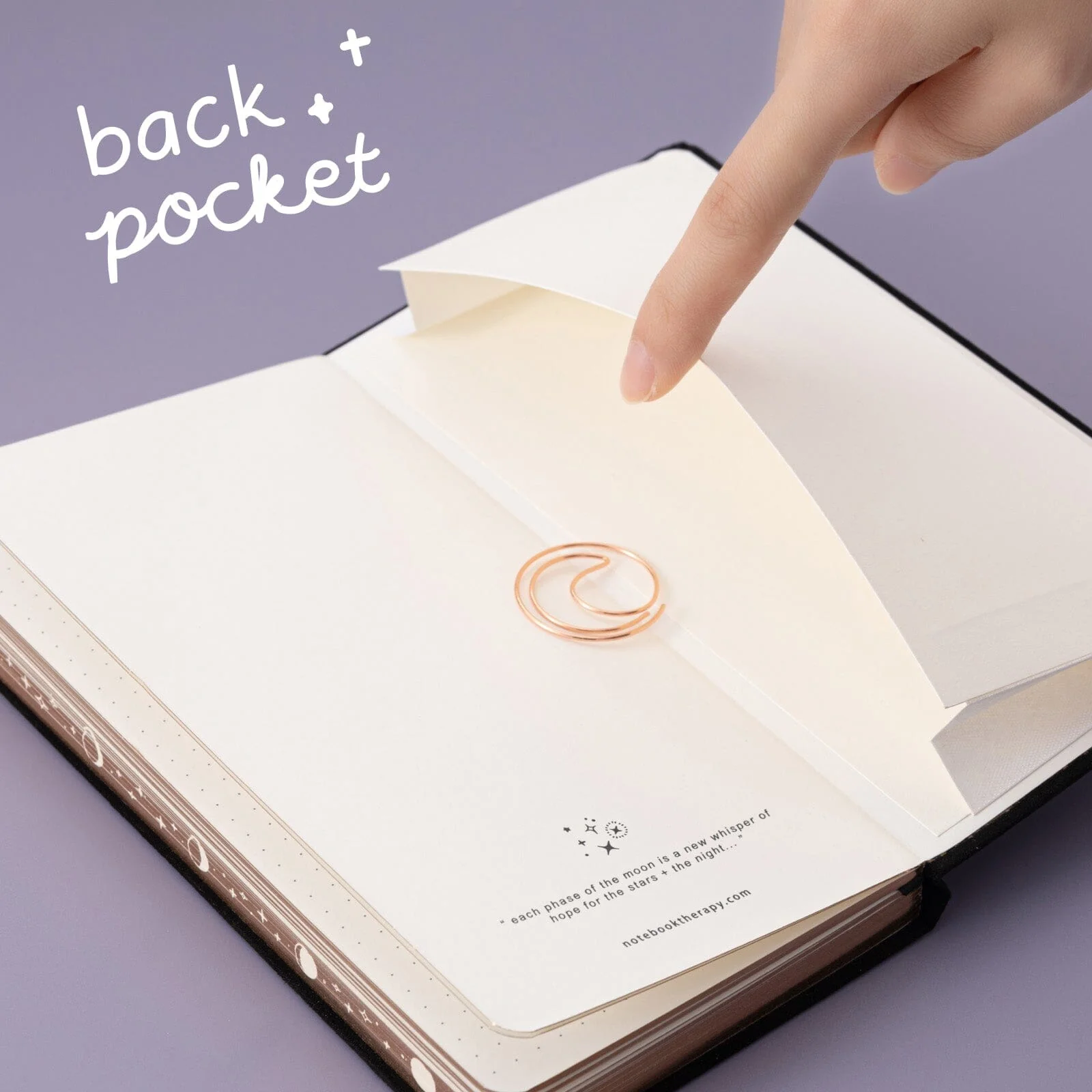 Tsuki ‘Moonlit Whisper’ Limited Edition Luxury Travel Notebook  ☾ - Image 8