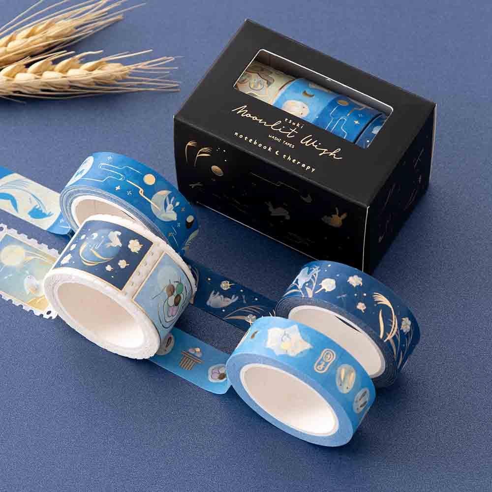 Tsuki ‘Moonlit Wish’ Washi Tapes Set ☾ - Image 3