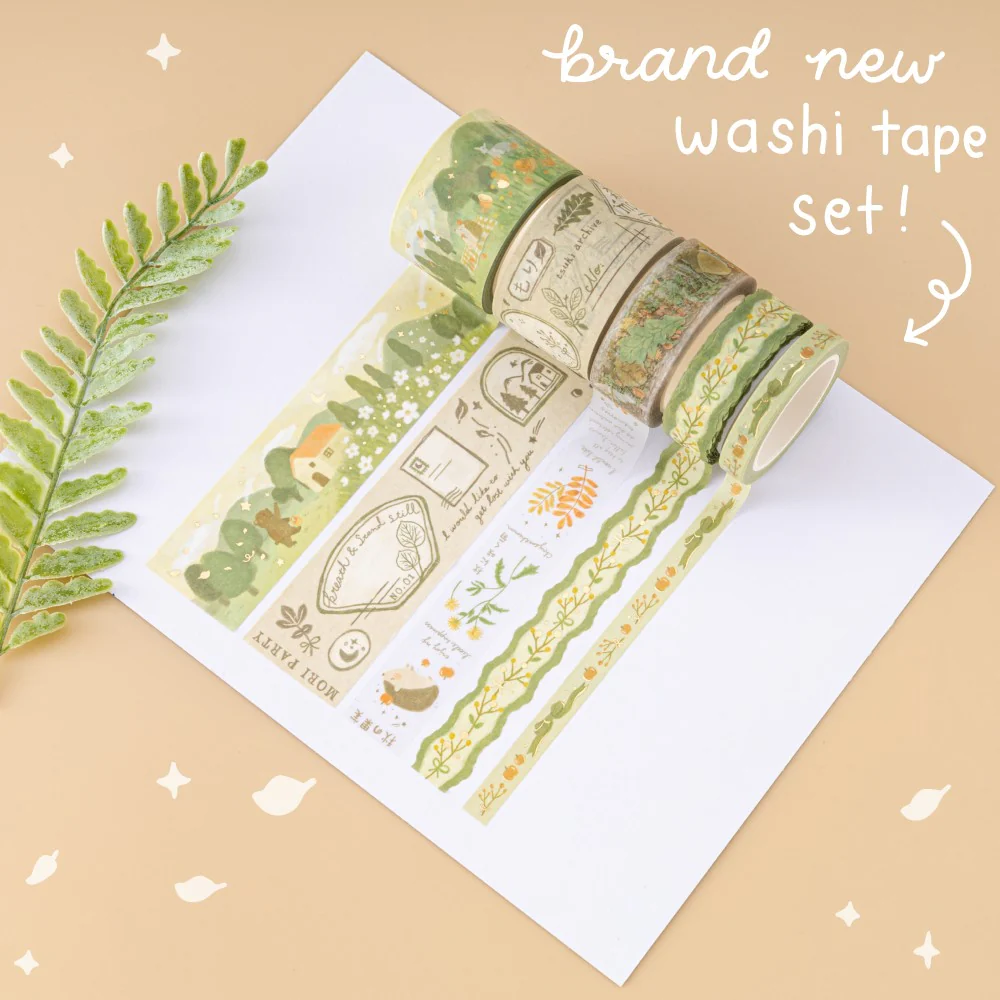 Tsuki ‘Mori’ Washi Tape Set ☾ - Image 2