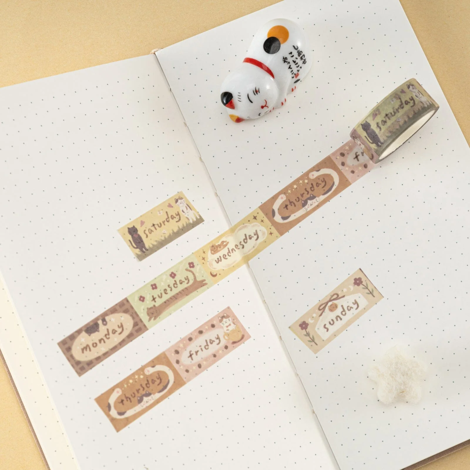 Tsuki ‘Neko Cafe’ Travel Notebook Gift Set ☾ - Image 10