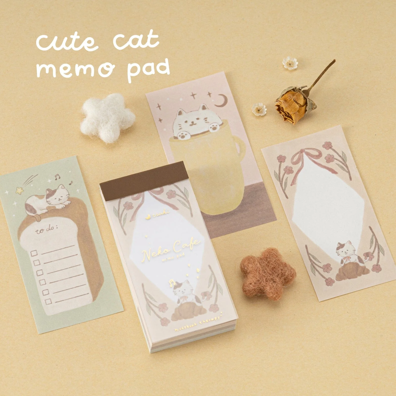 Tsuki ‘Neko Cafe’ Travel Notebook Gift Set ☾ - Image 17