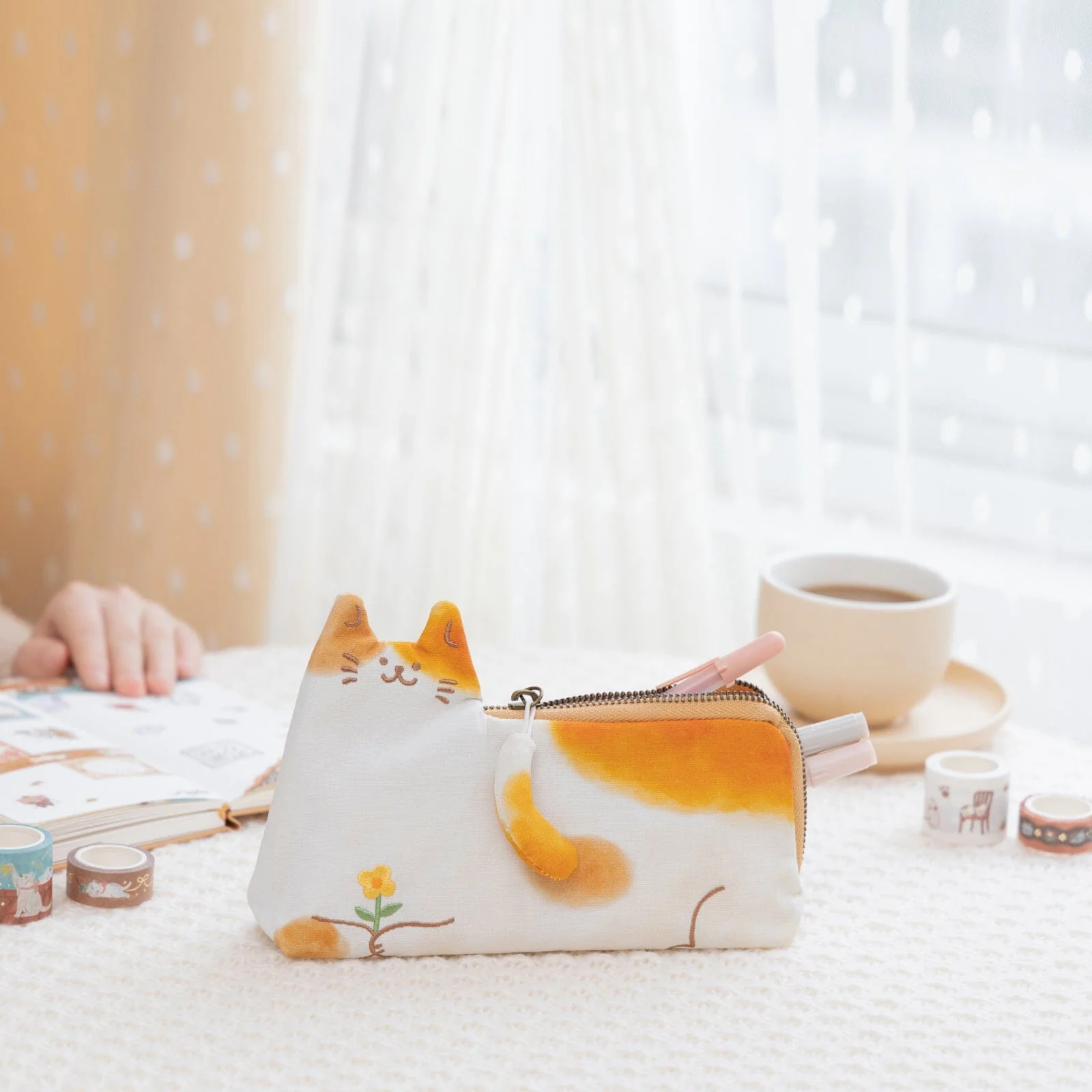 Tsuki ‘Neko Days’ Travel Pen Pouch ☾ - Image 10