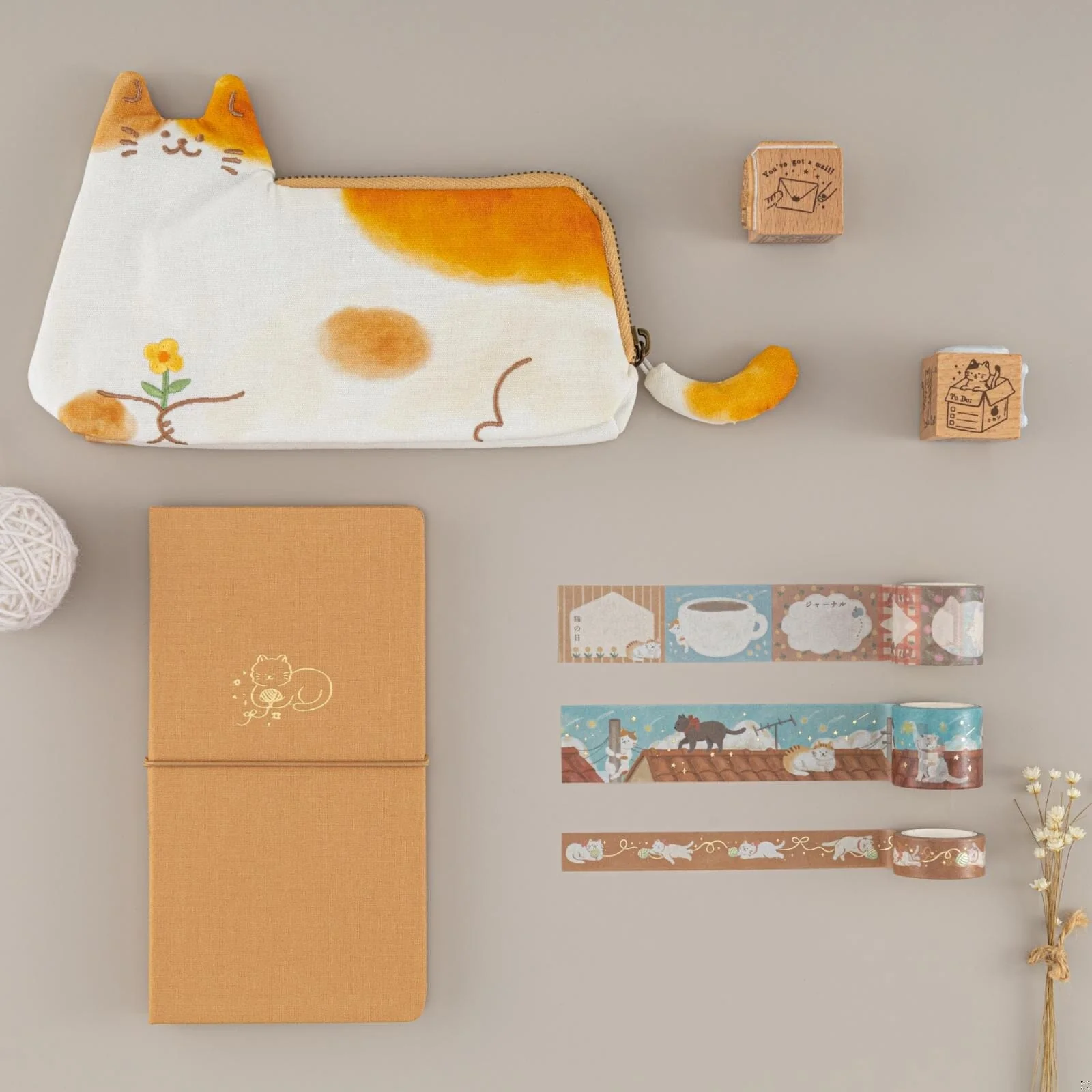 Tsuki ‘Neko Days’ Travel Pen Pouch ☾ - Image 4