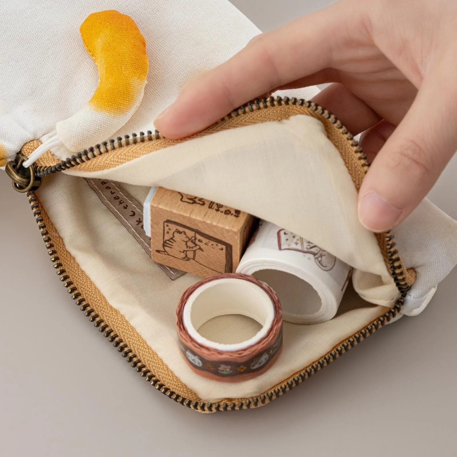 Tsuki ‘Neko Days’ Travel Pen Pouch ☾ - Image 7