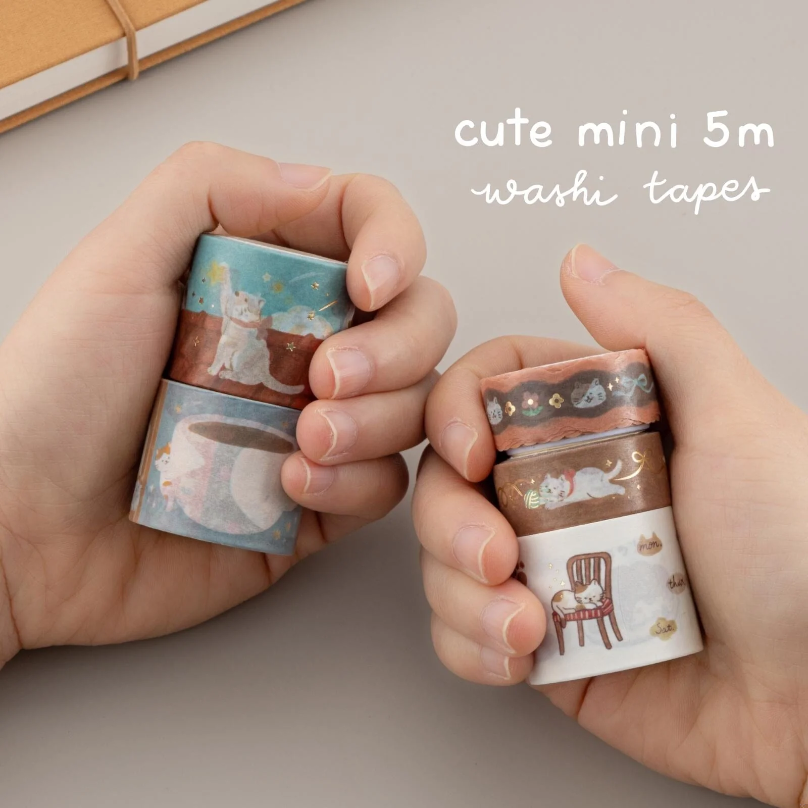 Tsuki ‘Neko Days’ Travel Notebook Gift Set ☾ - Image 11