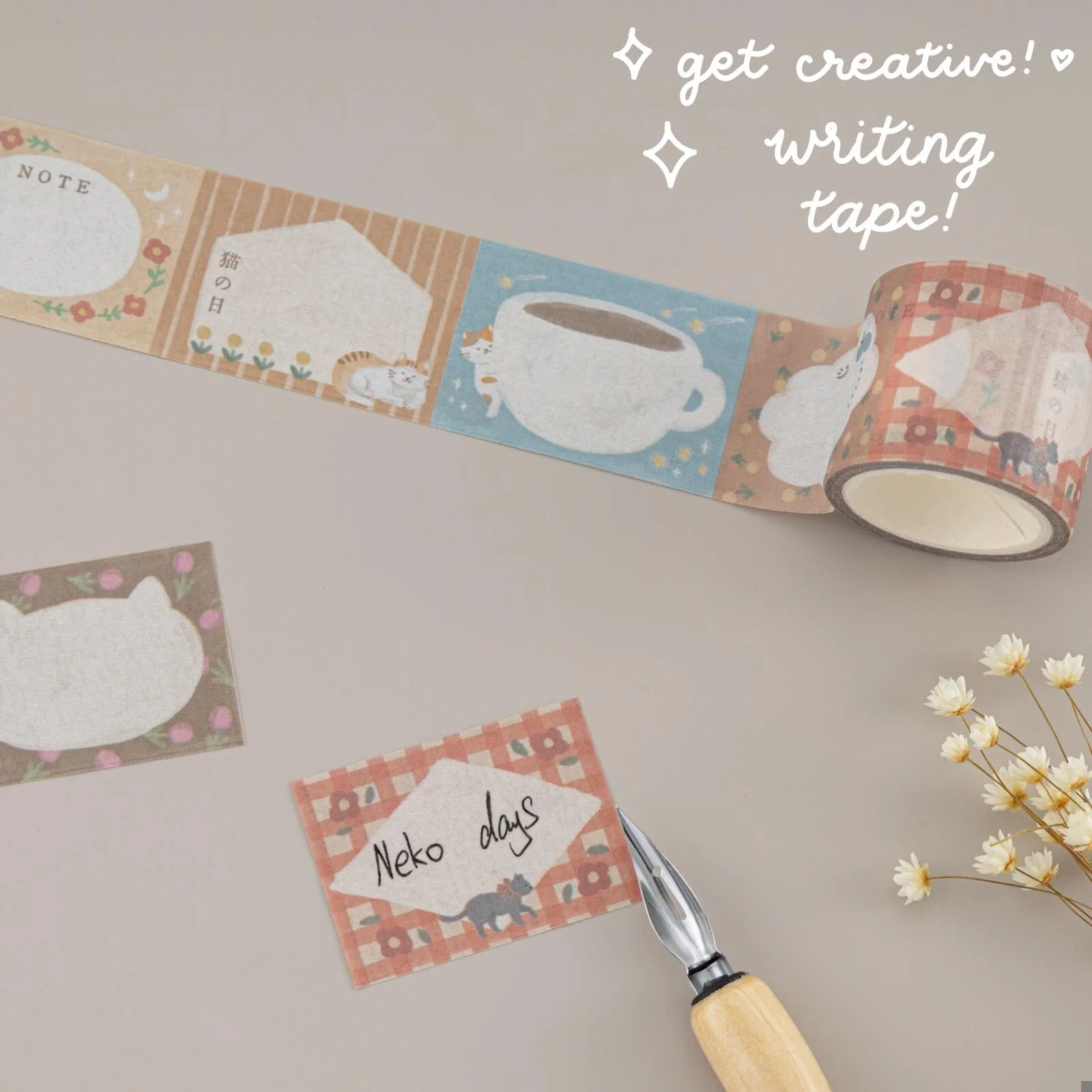 Tsuki ‘Neko Days’ Travel Notebook Gift Set ☾ - Image 17