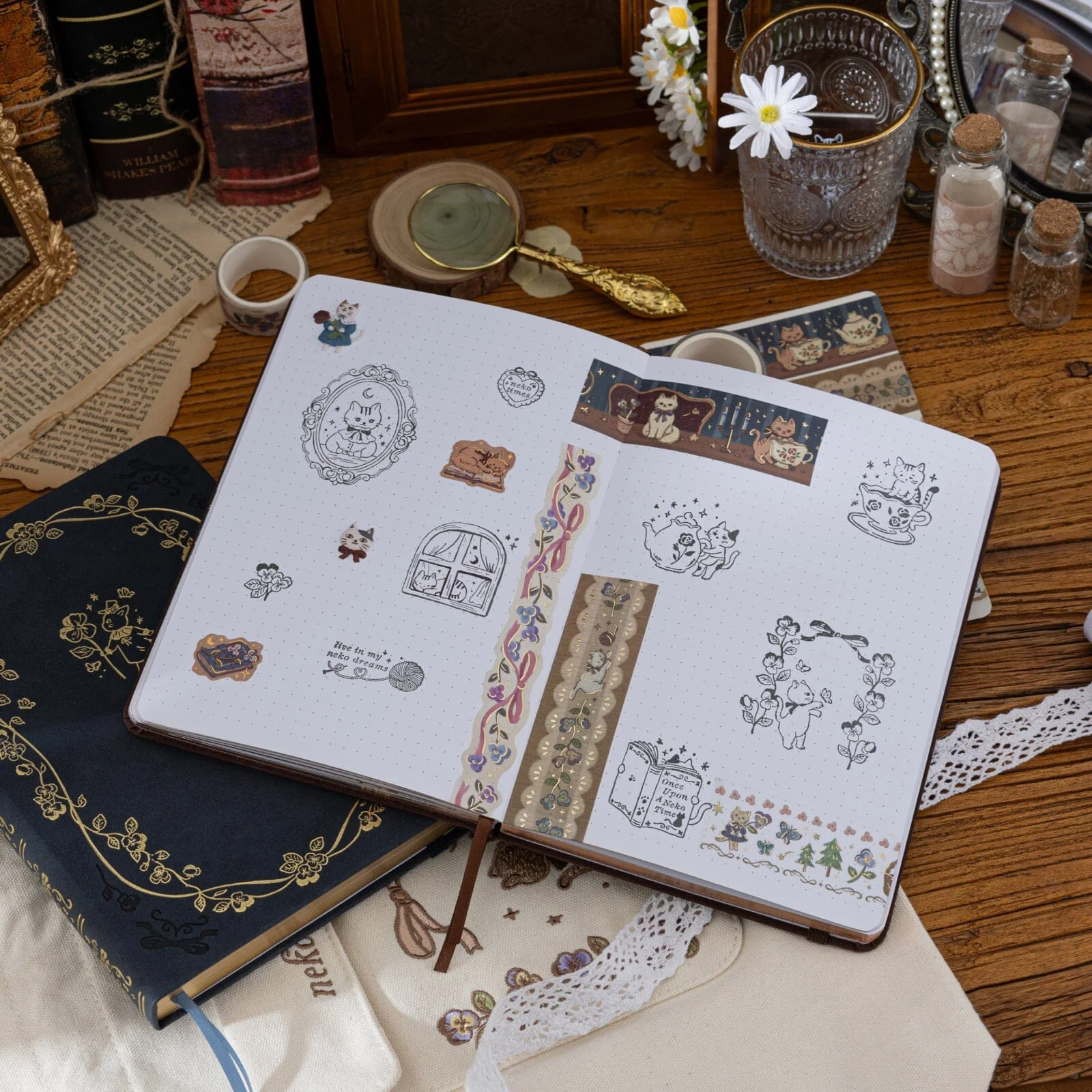 Tsuki ‘Neko Nocturne’ Limited Edition Bullet Journal ☾ - Image 14