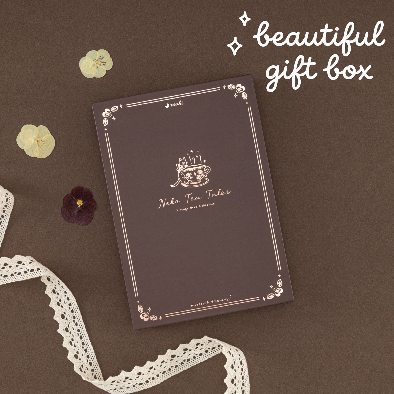 Tsuki ‘Neko Tea Tales’ Limited Edition Bullet Journal ☾ - Image 13