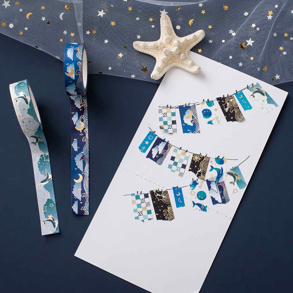Tsuki 'Ocean Edition' Washi Tape Set ☾ - Image 11
