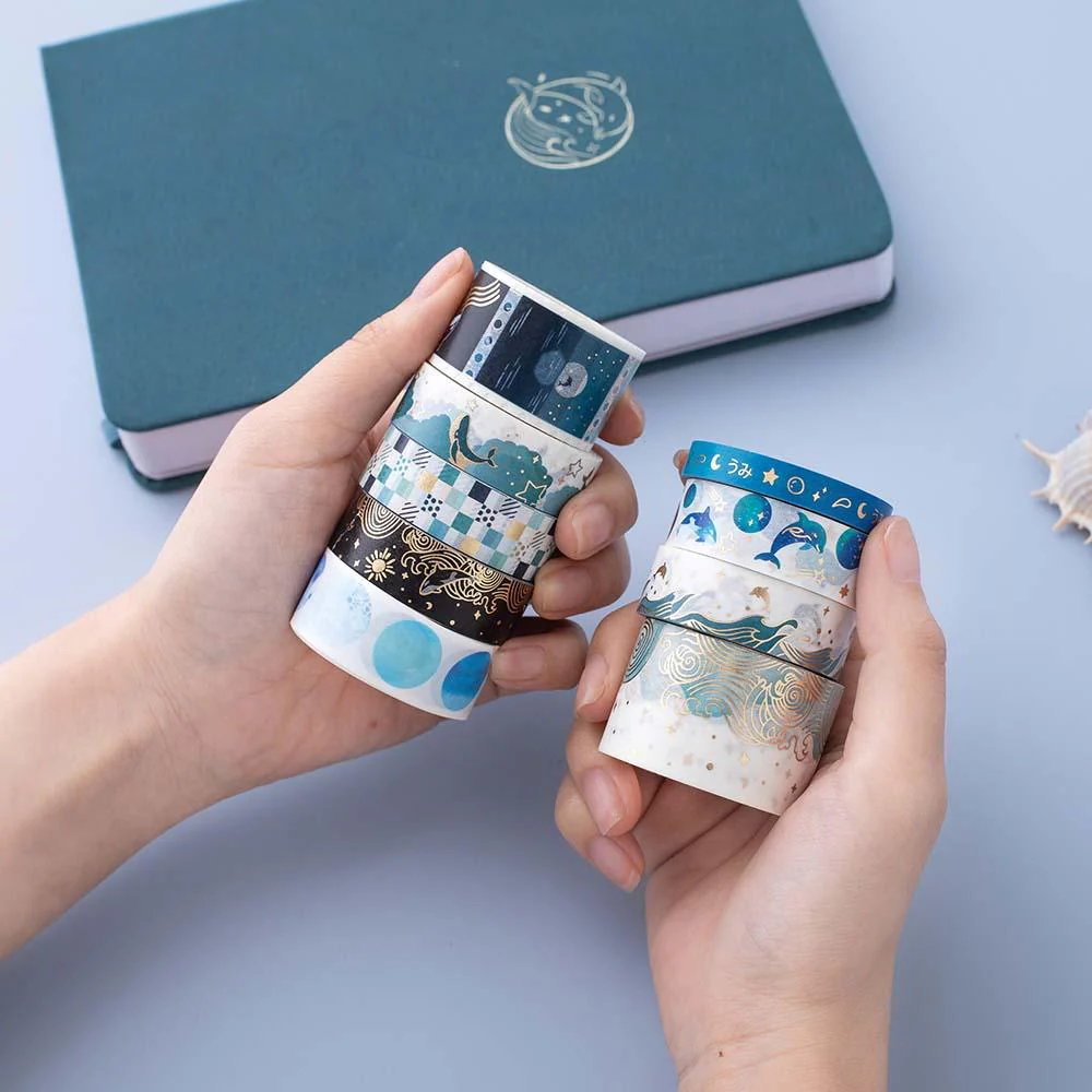 Tsuki 'Ocean Edition' Washi Tape Set ☾ - Image 2