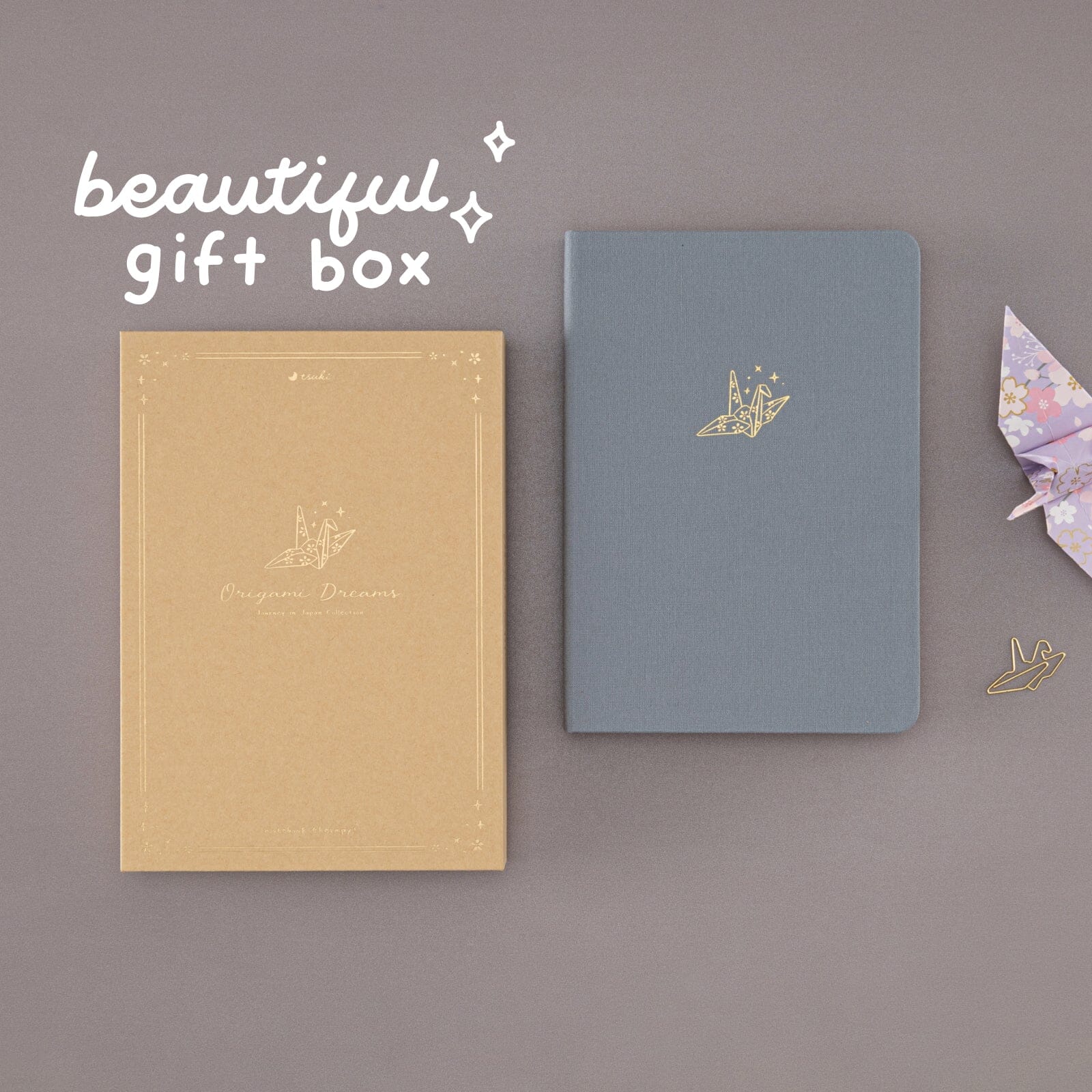 Tsuki ‘Origami Dreams’ Kraft Paper A5 Bullet Journal ☾ - Image 8