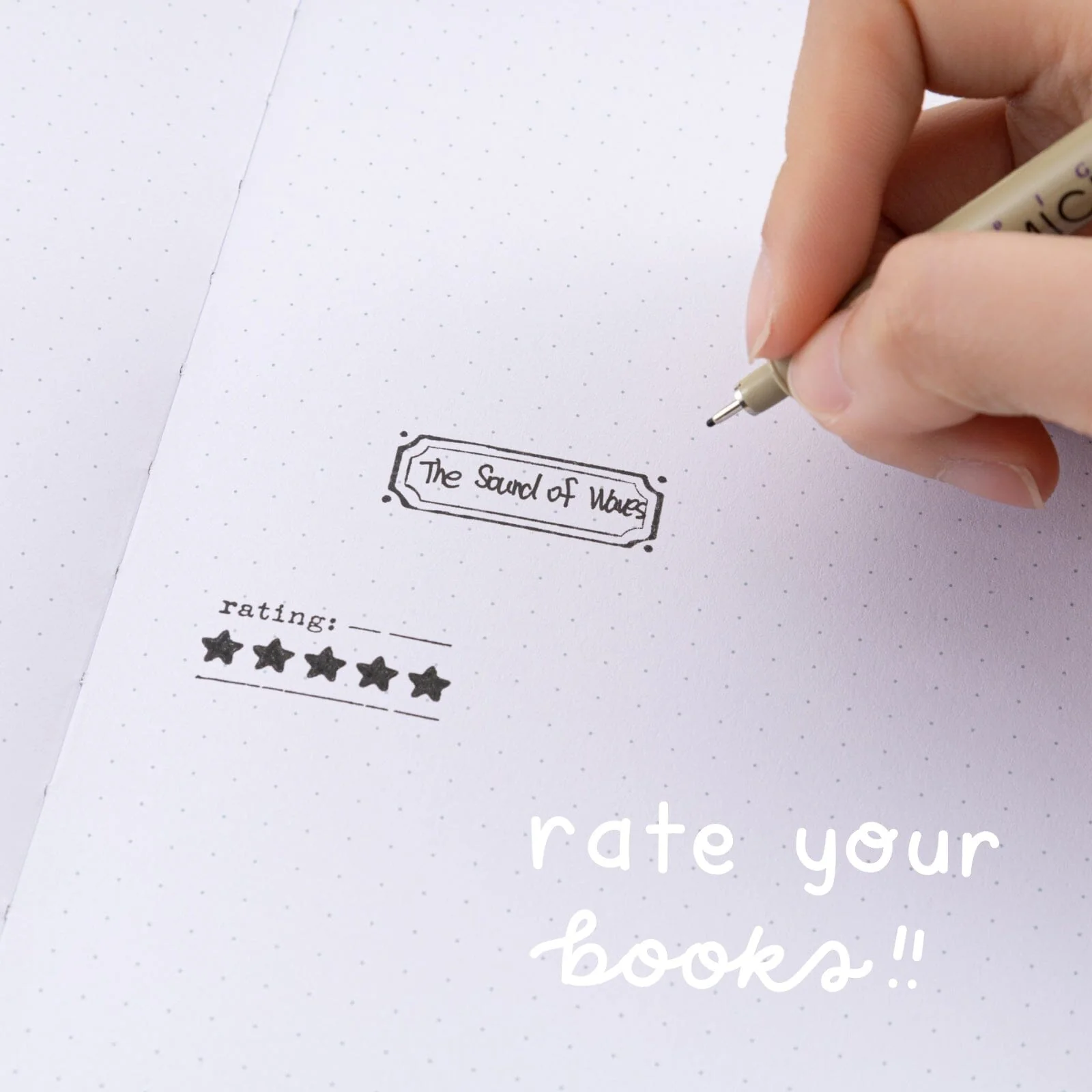 Tsuki ‘Our Stories’ Reading Journal Stamp Set ☾ - Image 5