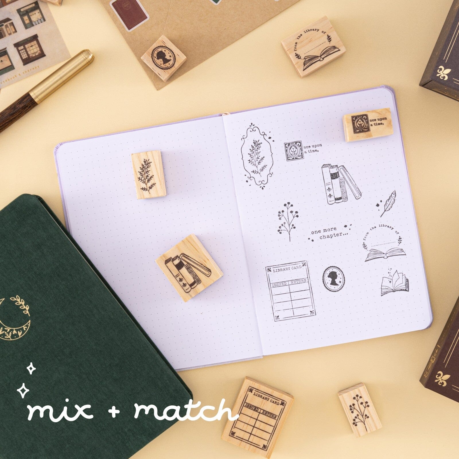 Tsuki ‘Our Stories’ Reading Journal Stamp Set ☾ - Image 9