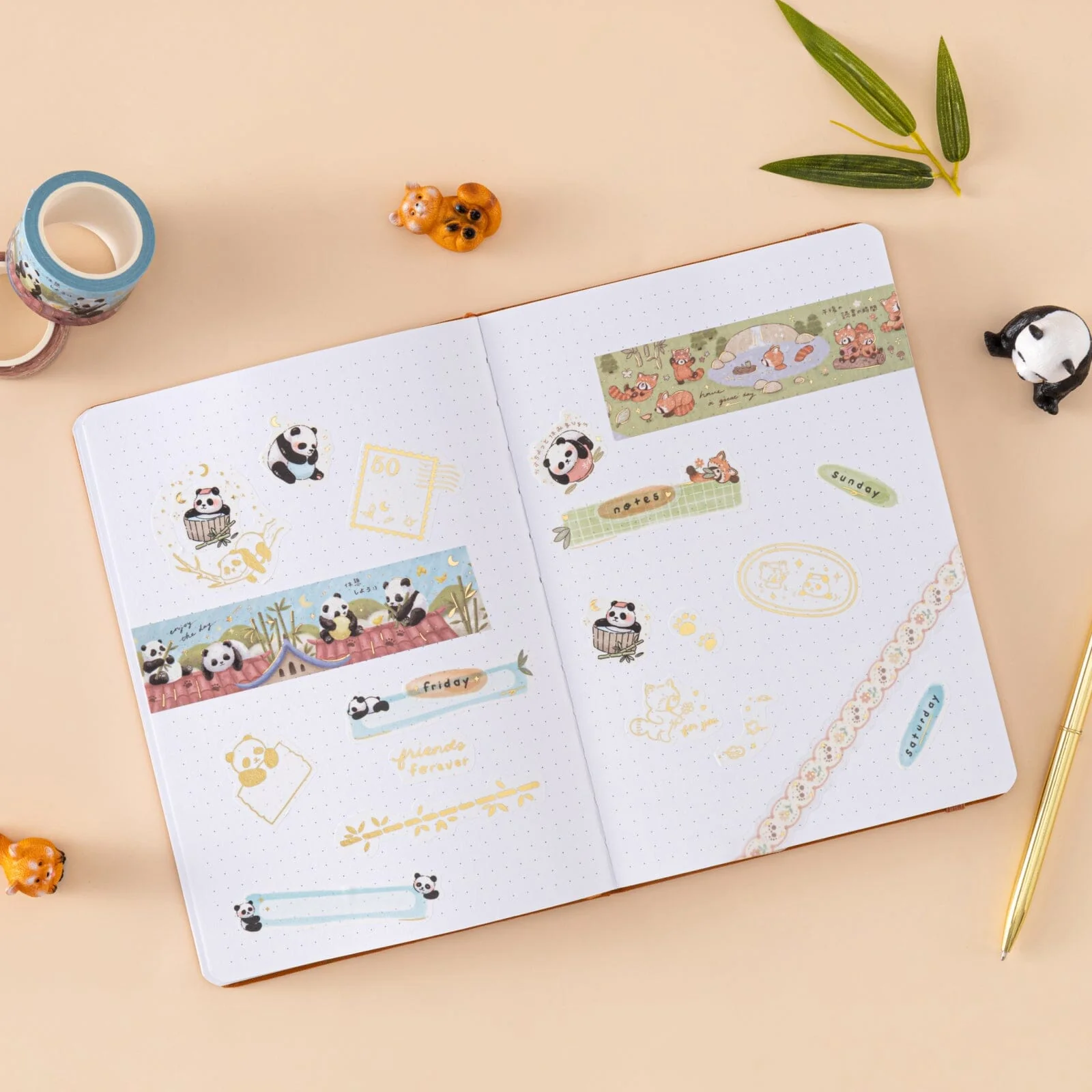 Tsuki ‘Panda Friends’ Sticker Set ☾ - Image 10