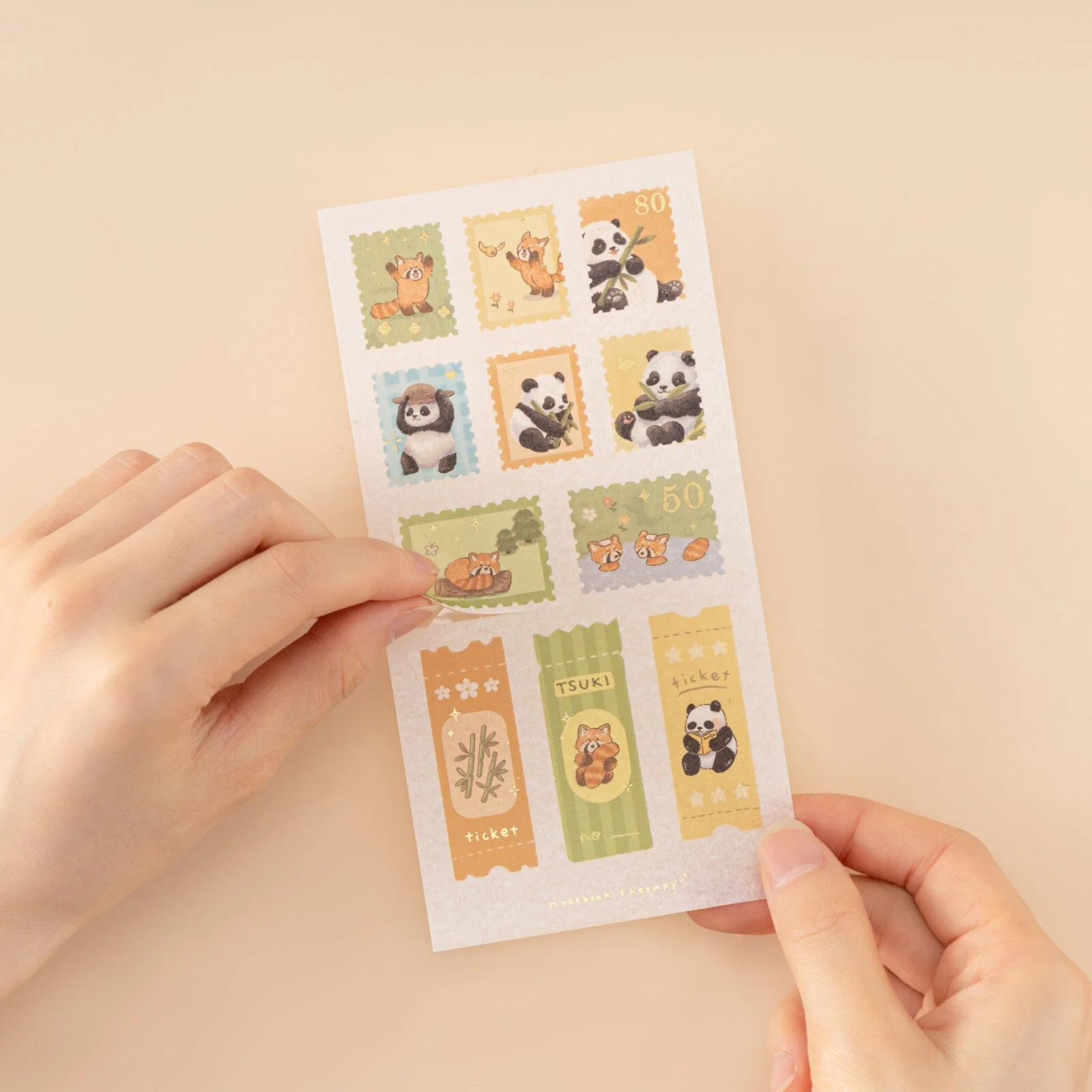 Tsuki ‘Panda Friends’ Sticker Set ☾ - Image 5