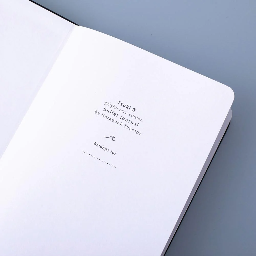 Tsuki 'Playful Orca' Limited Edition Bullet Journal ☾ - Image 3