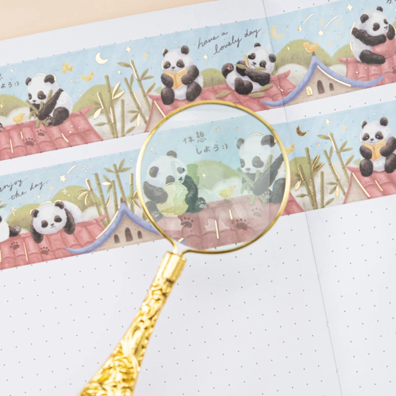 Tsuki ‘Playful Panda’ Washi Tape Set - Image 10