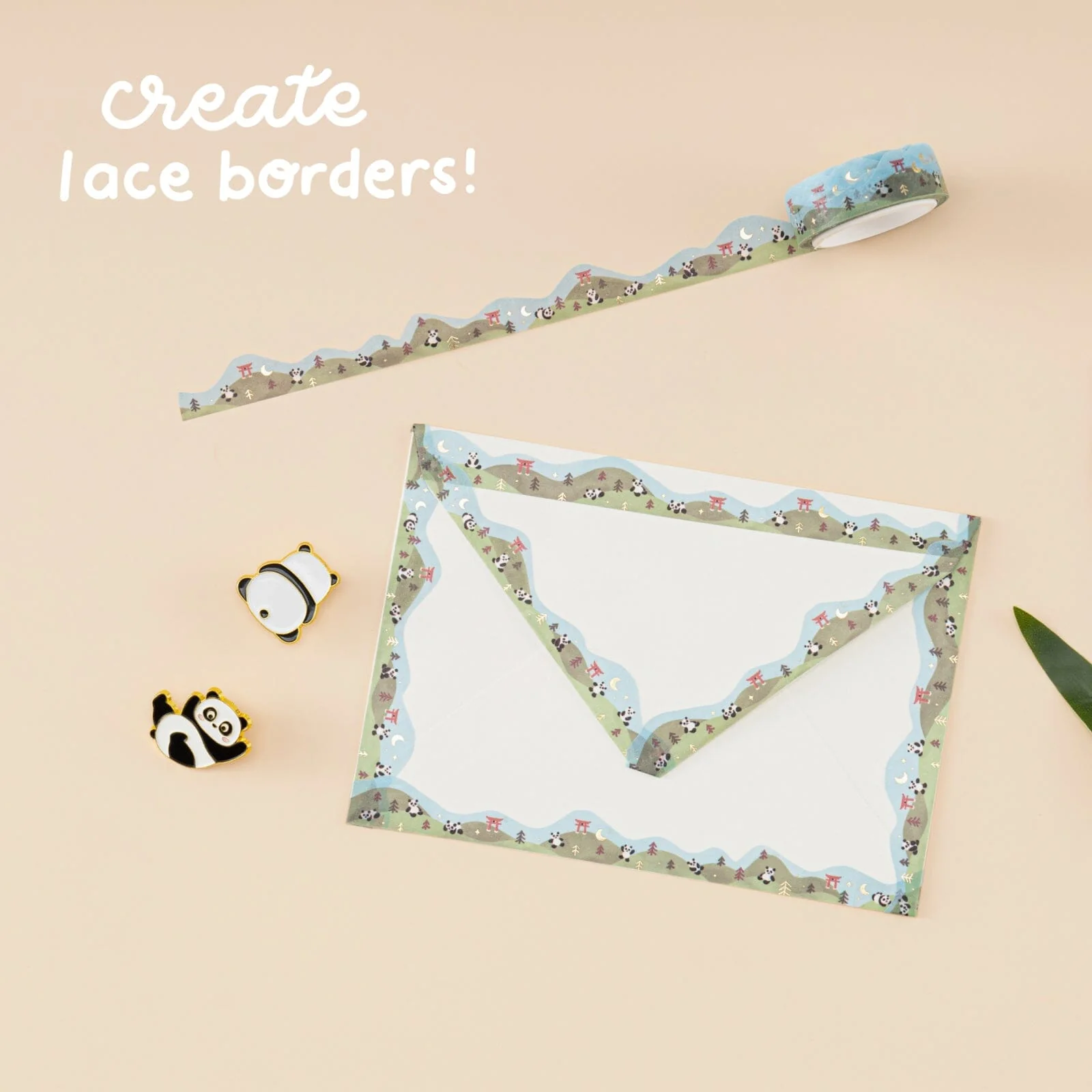 Tsuki ‘Playful Panda’ Washi Tape Set - Image 13