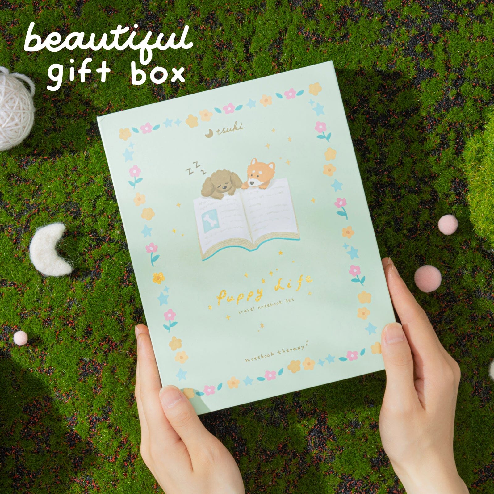 Tsuki ‘Puppy Life’ Travel Notebook Gift Set ☾ - Image 11