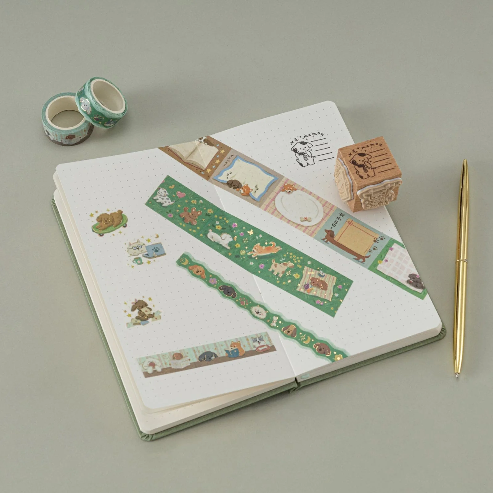 Tsuki ‘Puppy Life’ Travel Notebook Gift Set ☾ - Image 12
