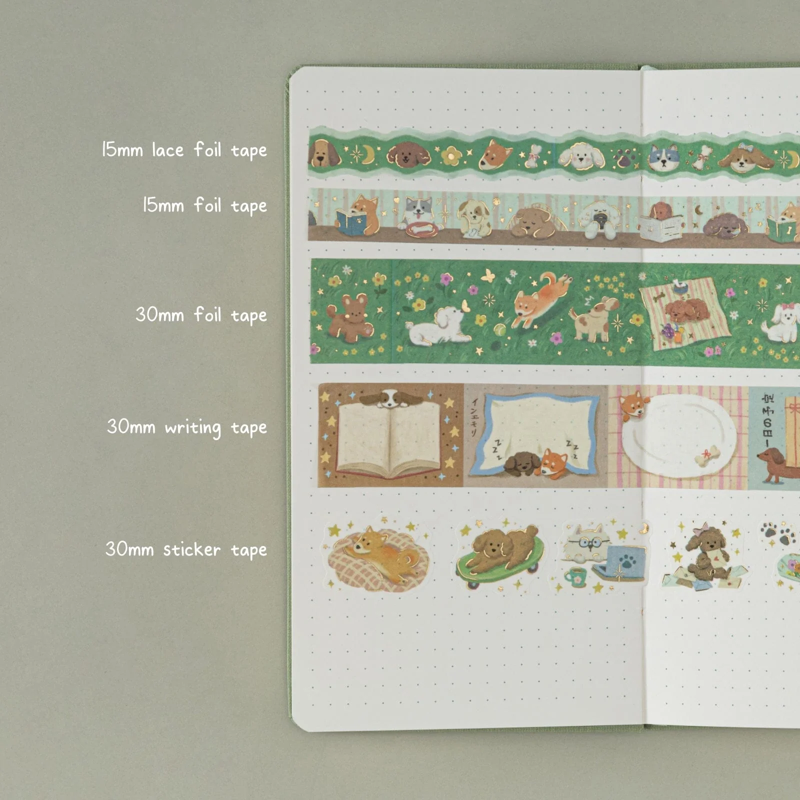 Tsuki ‘Puppy Life’ Travel Notebook Gift Set ☾ - Image 5