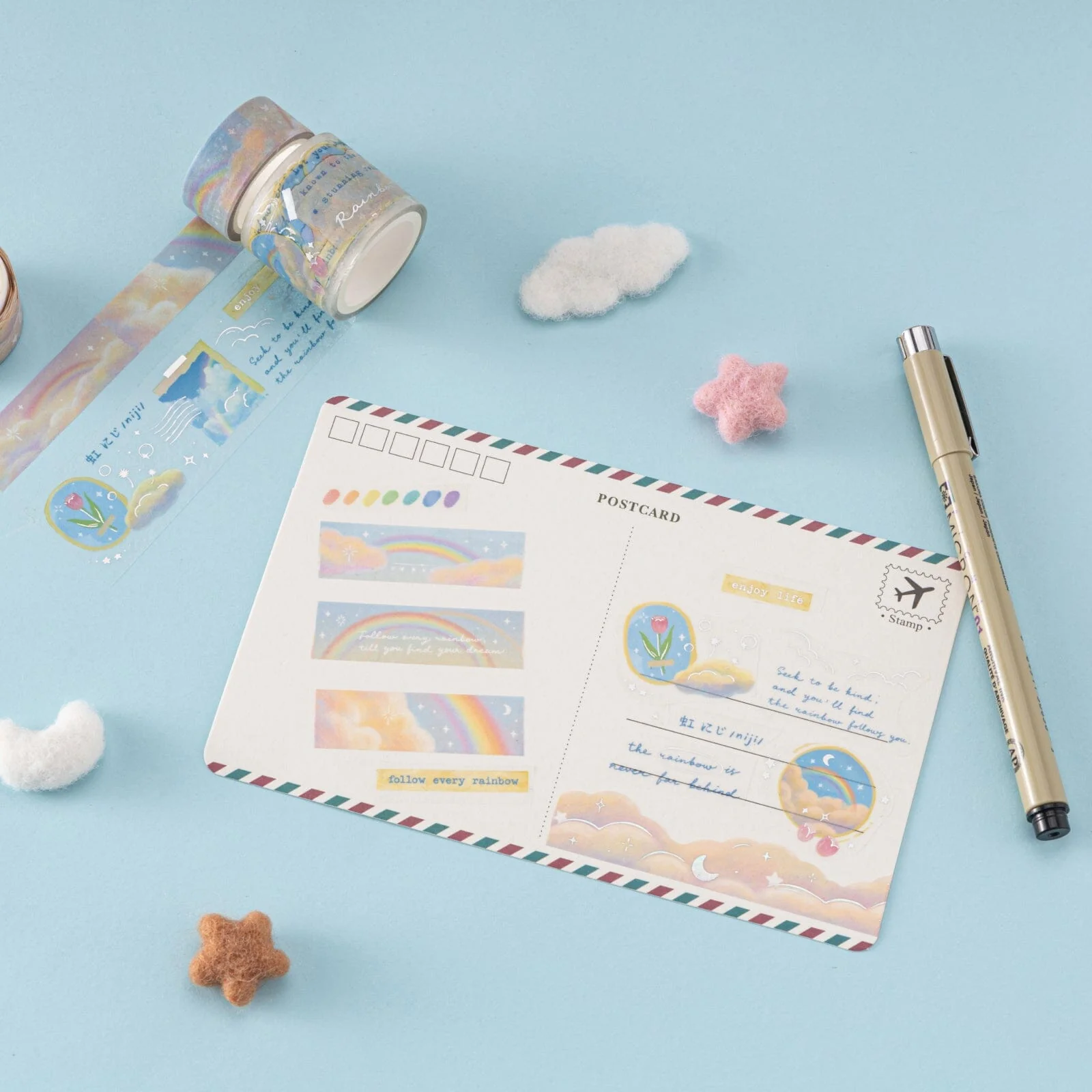 Tsuki ‘Rainbow Wishes’ Limited Edition Holographic Bullet Journal Set ☾ - Image 10