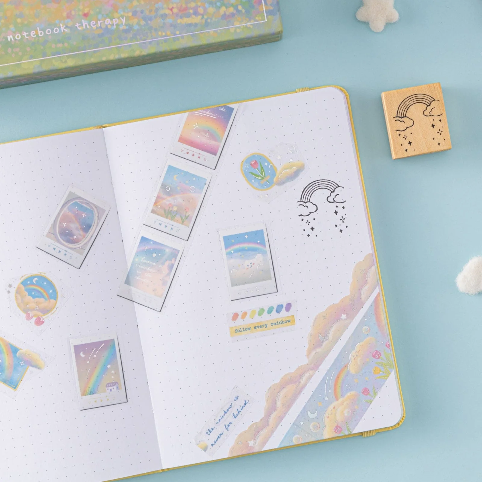 Tsuki ‘Rainbow Wishes’ Limited Edition Holographic Bullet Journal Set ☾ - Image 12