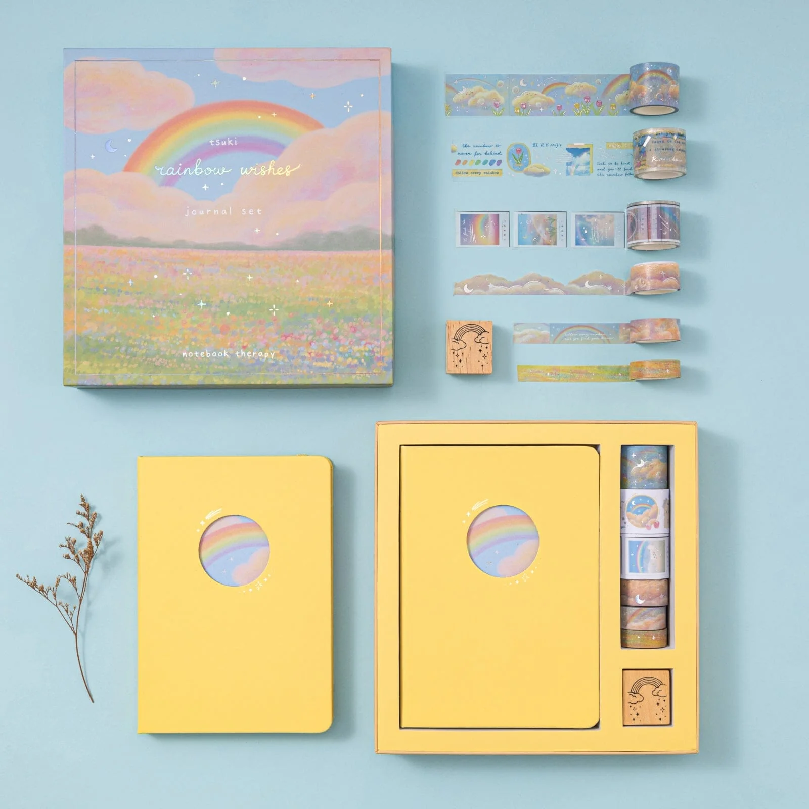 Tsuki ‘Rainbow Wishes’ Limited Edition Holographic Bullet Journal Set ☾ - Image 2