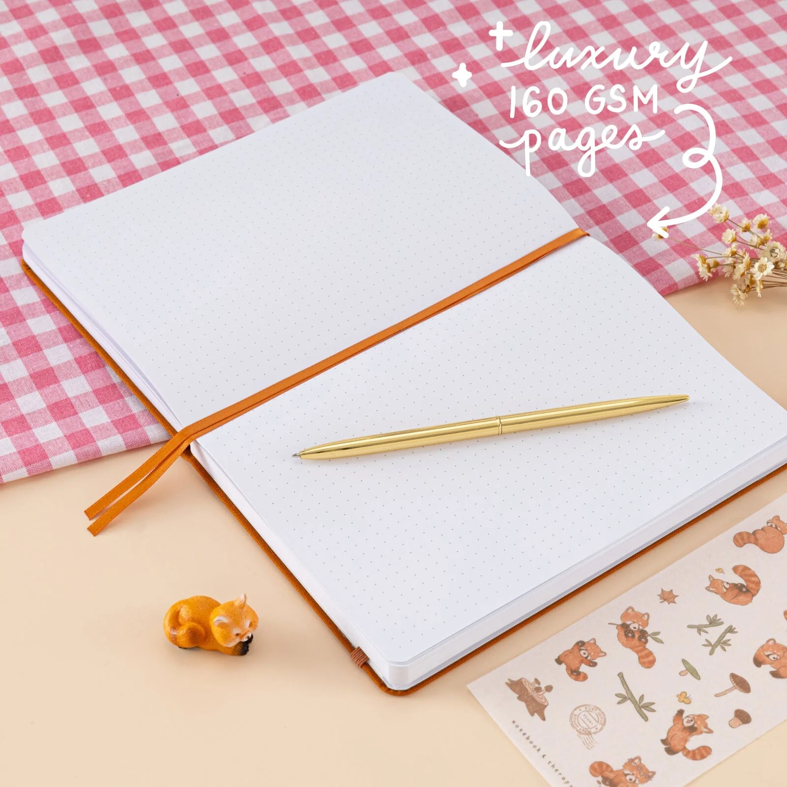 Tsuki ‘Red Panda’ Limited Edition A5 Bullet Journal ☾ - Image 10