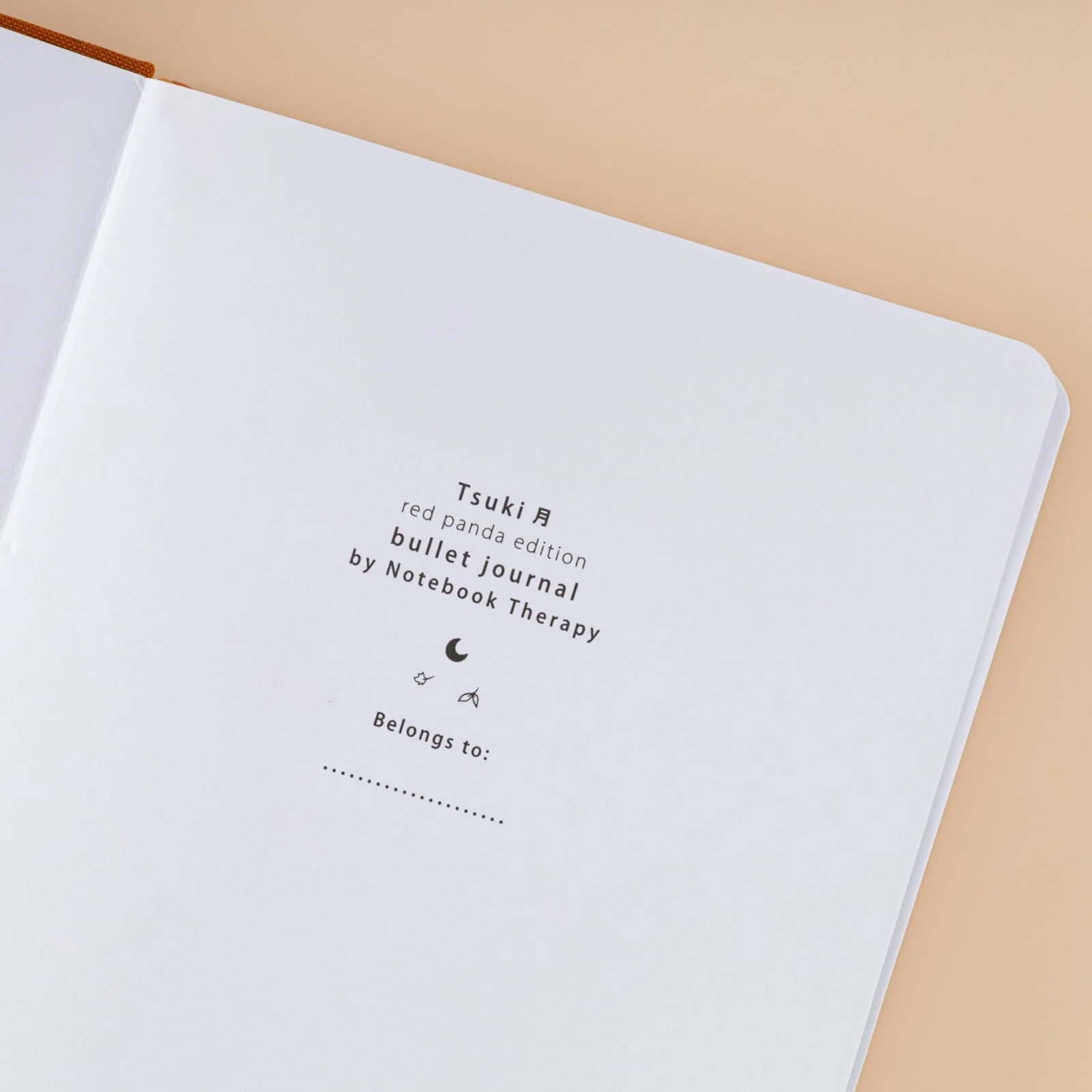 Tsuki ‘Red Panda’ Limited Edition A5 Bullet Journal ☾ - Image 5
