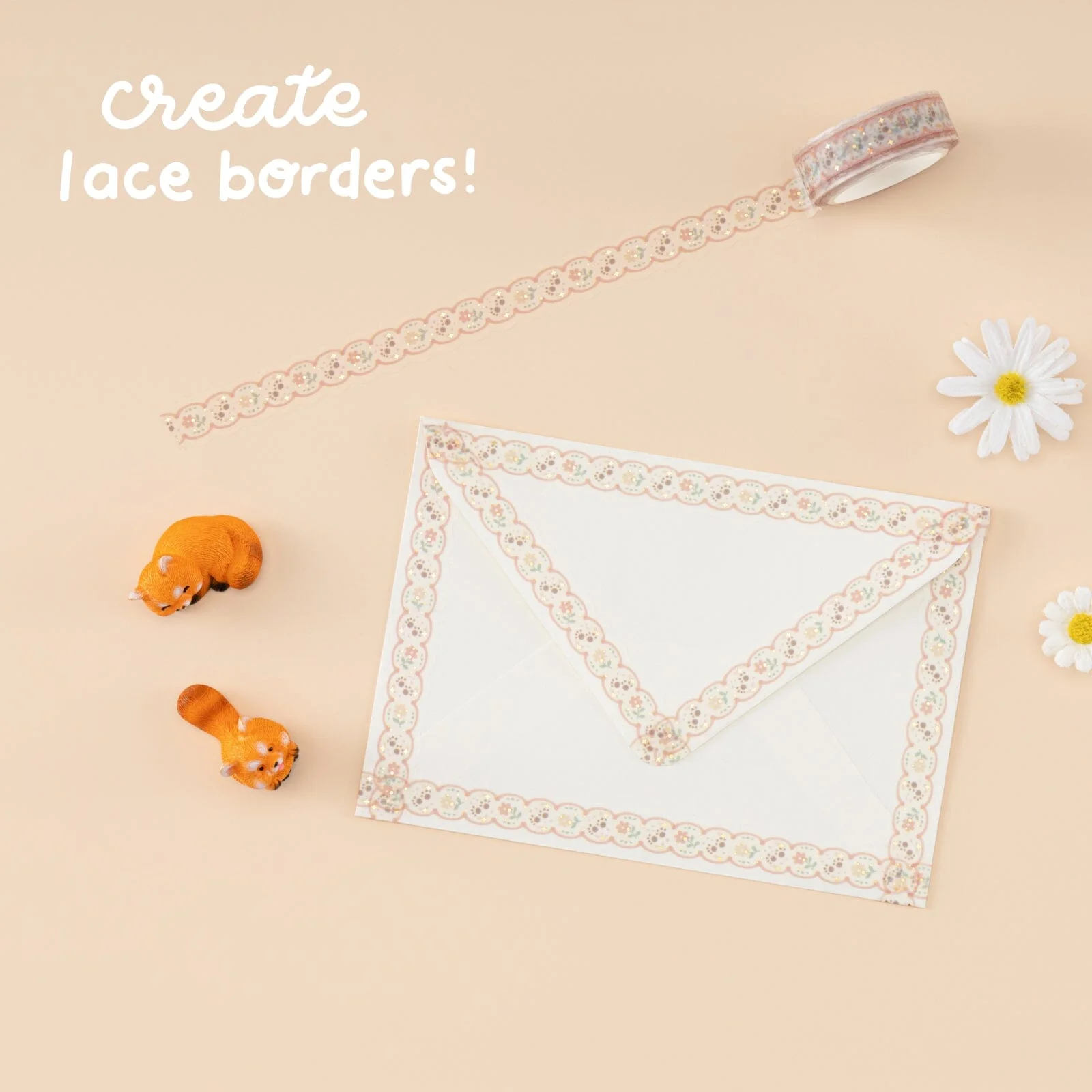 Tsuki ‘Red Panda’ Washi Tape Set ☾ - Image 13