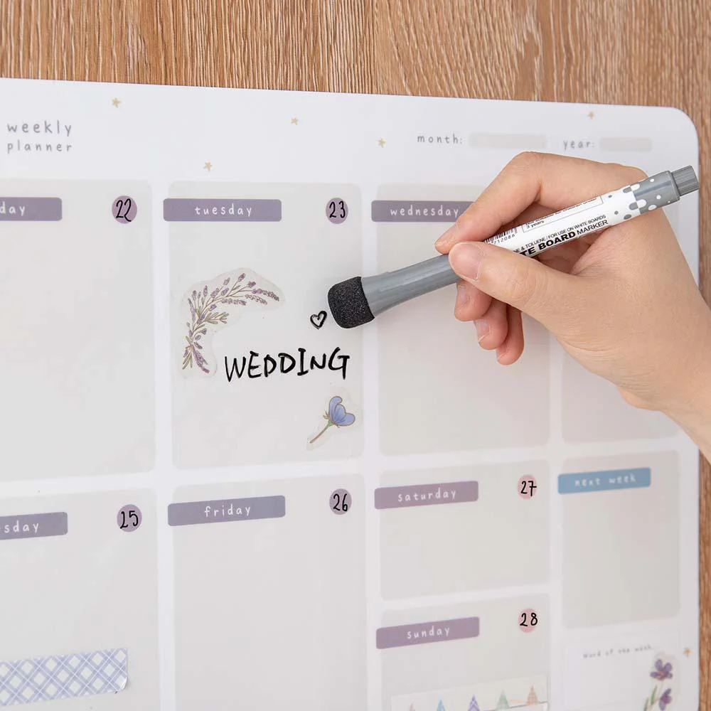 Tsuki Reusable Weekly Wall Planner ☾ - Image 13
