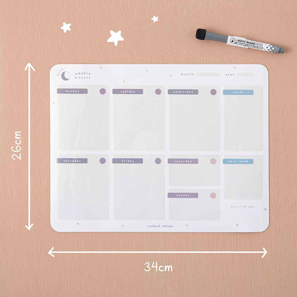 Tsuki Reusable Weekly Wall Planner ☾ - Image 2