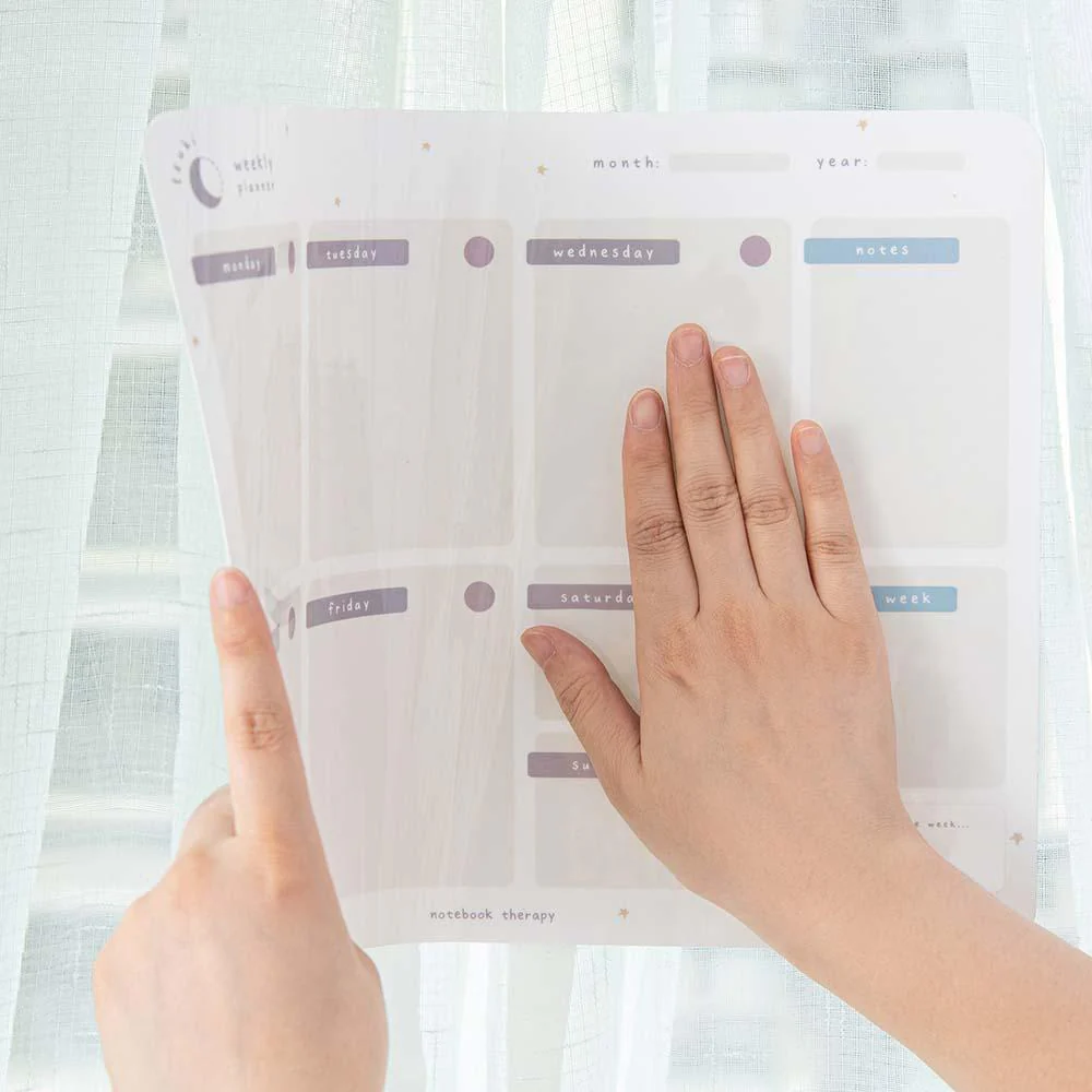 Tsuki Reusable Weekly Wall Planner ☾ - Image 6