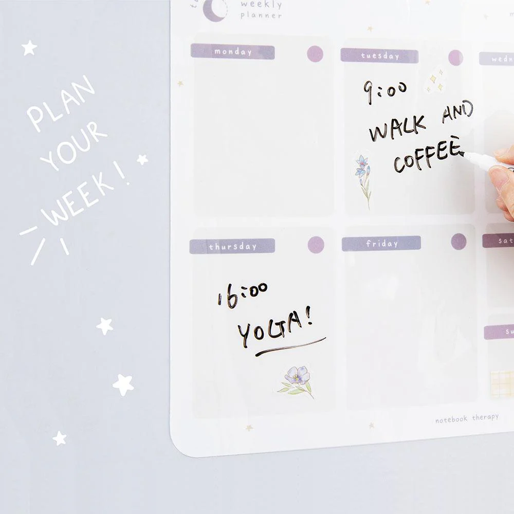 Tsuki Reusable Weekly Wall Planner ☾ - Image 7