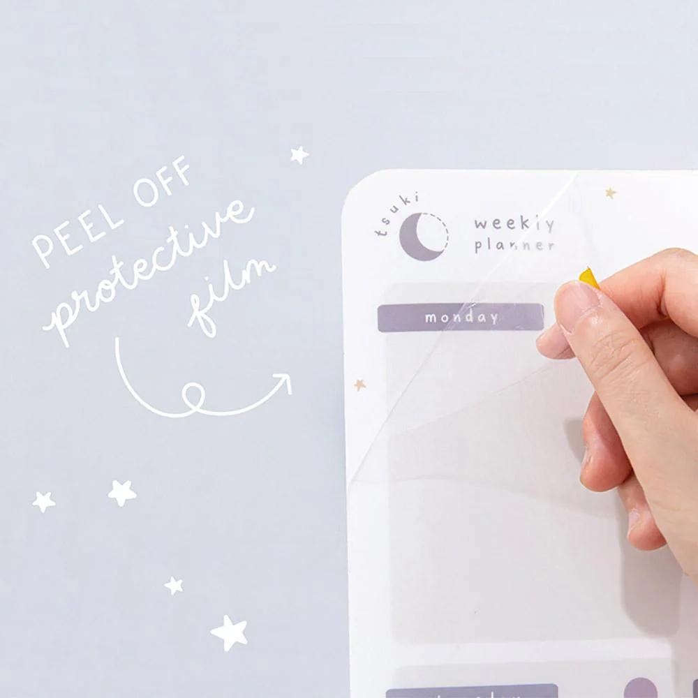 Tsuki Reusable Weekly Wall Planner ☾ - Image 8