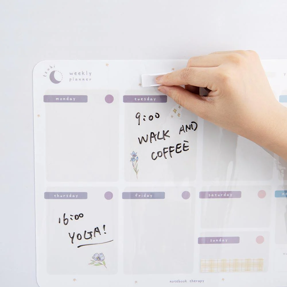 Tsuki Reusable Weekly Wall Planner ☾ - Image 9