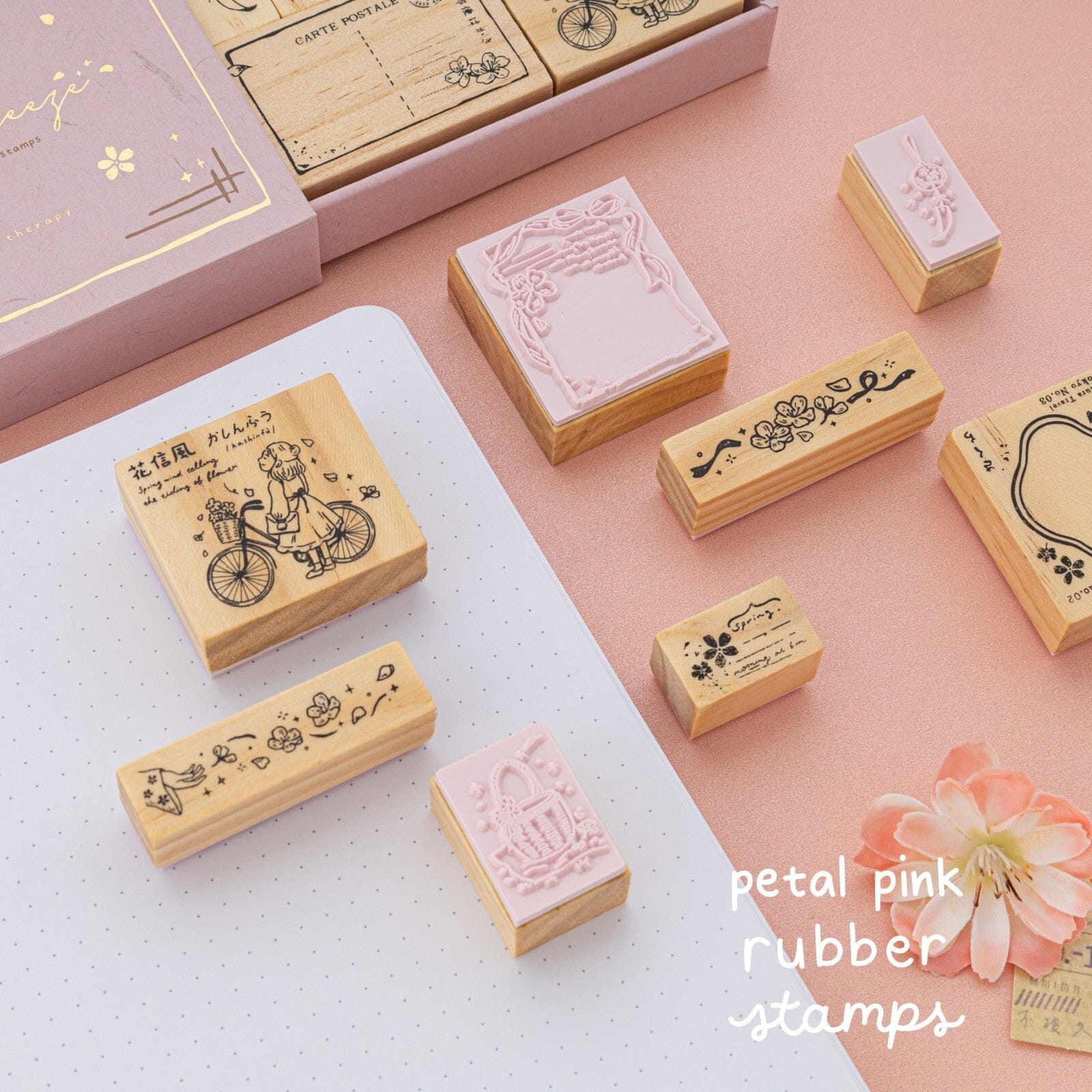 Tsuki ‘Sakura Breeze’ Bullet Journal Stamp Set ☾ - Image 10