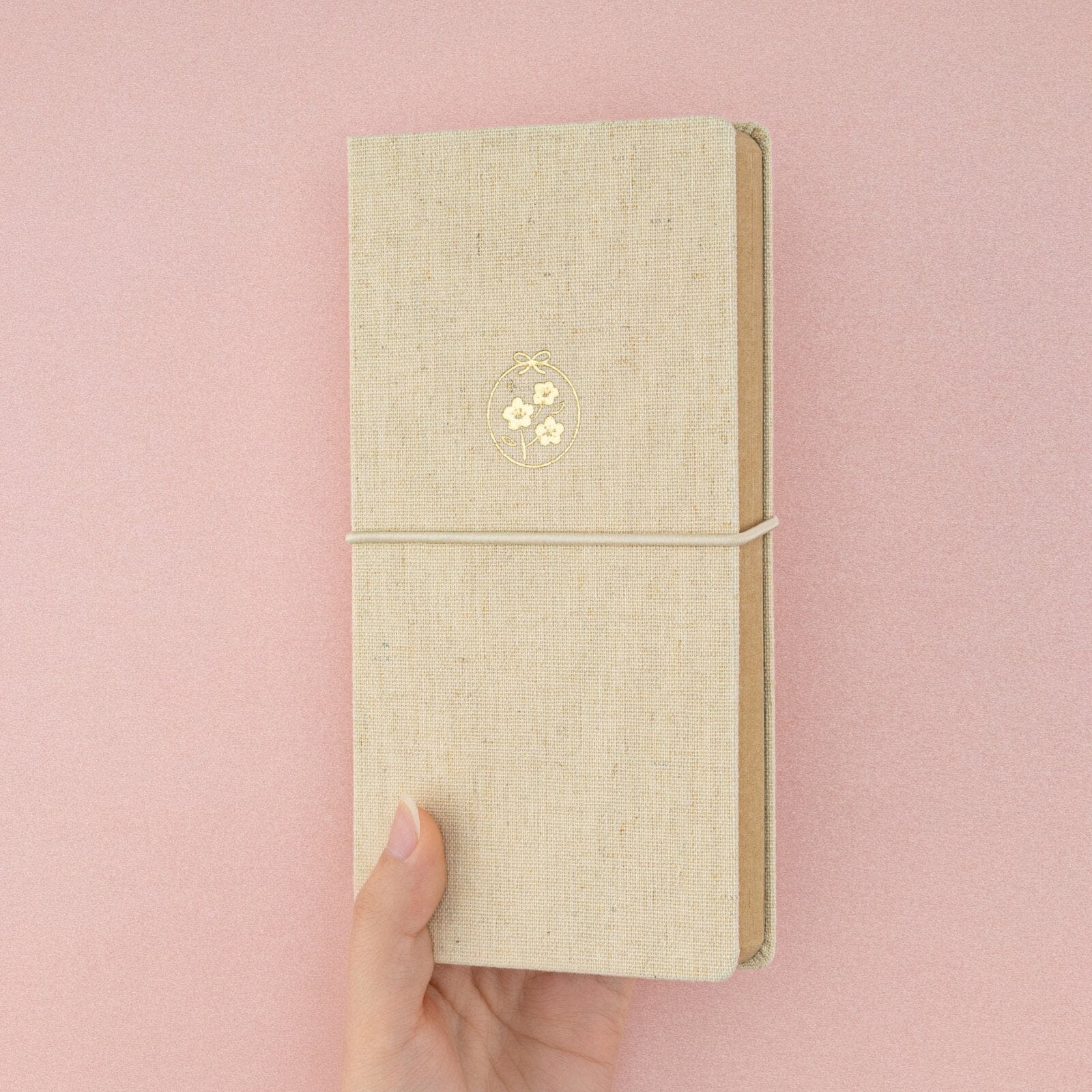 Tsuki ‘Sakura Breeze’ Kraft Paper Travel Notebook ☾ - Image 7